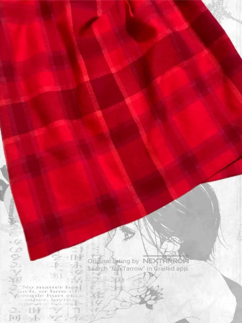 Vivienne Westwood Vivienne Westwood Red Plaid Pleated Skirt Size 26" / US 2 / IT 38 - 4 Thumbnail