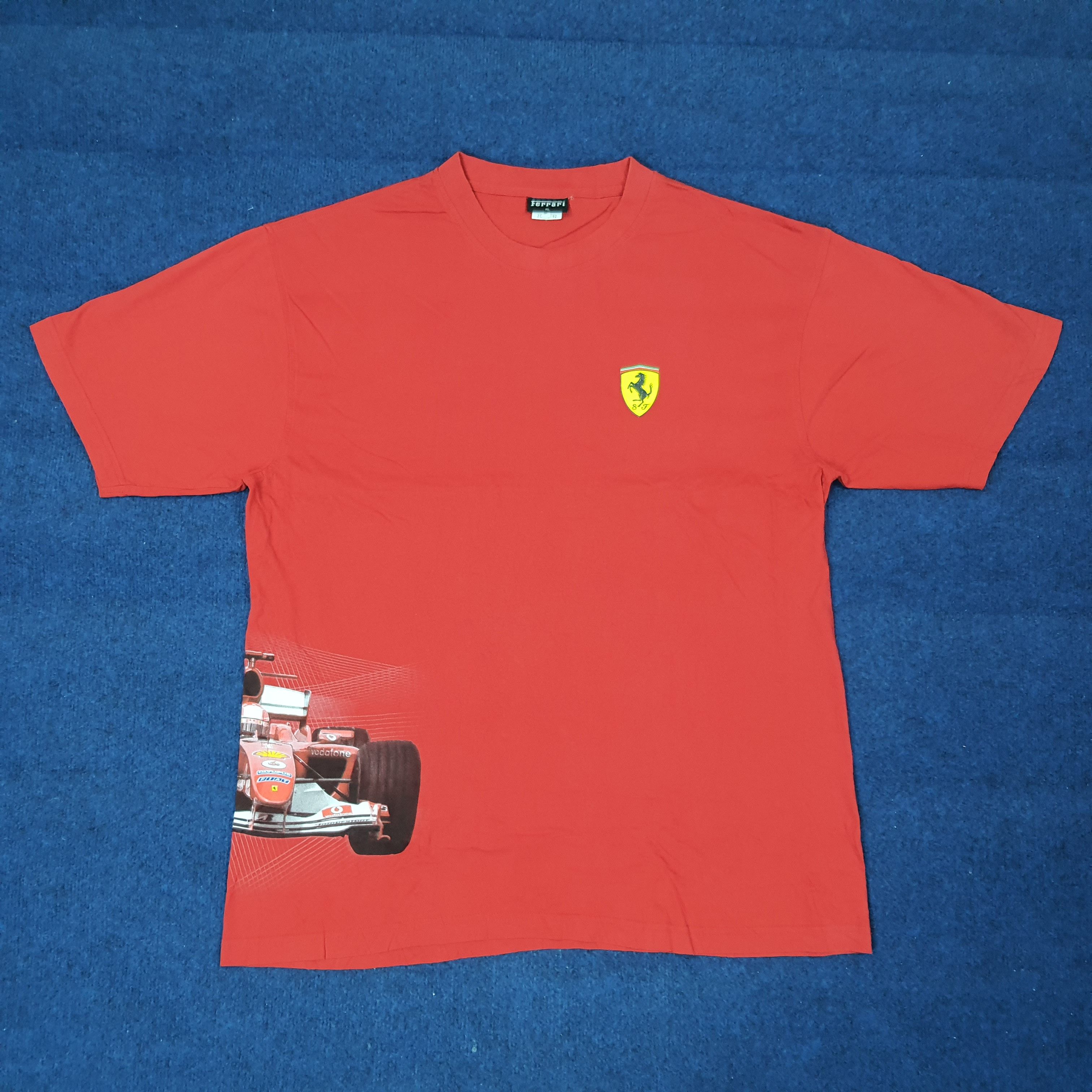 Ferrari Vintage Ferrari Formula1 F1 Racing Tshirt C223N73 Size US XL / EU 56 / 4 - 1 Thumbnail