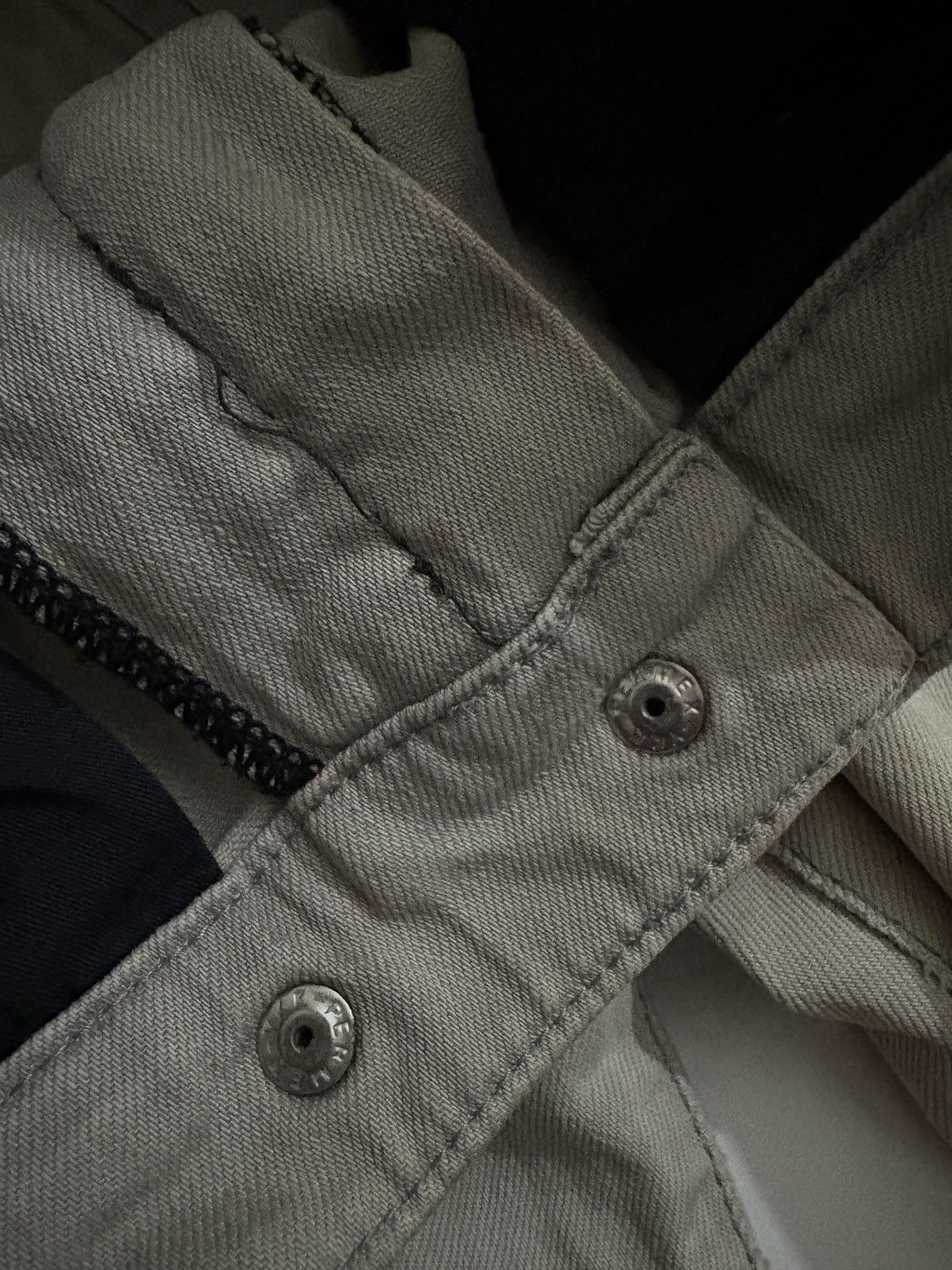 Balmain Archive Balmain SS14 Geometric Stitch Biker Size US 30 / EU 46 - 7 Thumbnail