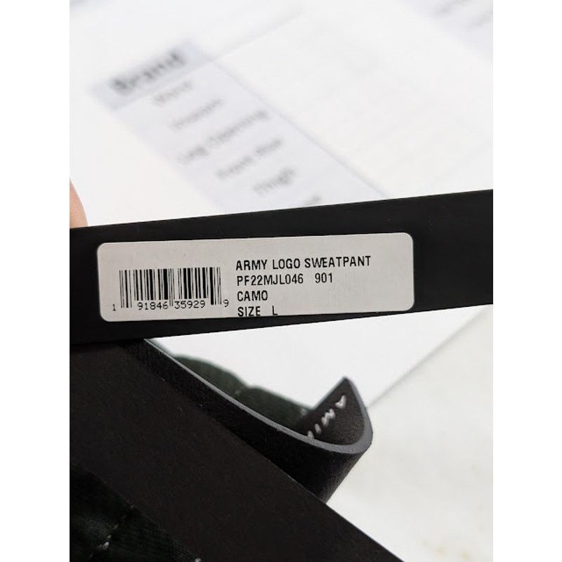Amiri o1rshd1 Army Logo Sweatpant in Camo Size US 34 / EU 50 - 22 Thumbnail