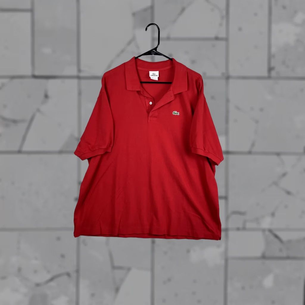 Lacoste Lacoste Polo Shirt Mens 4XL Red Pique Short Sleeve Crocodile Logo Golf Casual Size US XXL / EU 58 / 5 - 1 Thumbnail