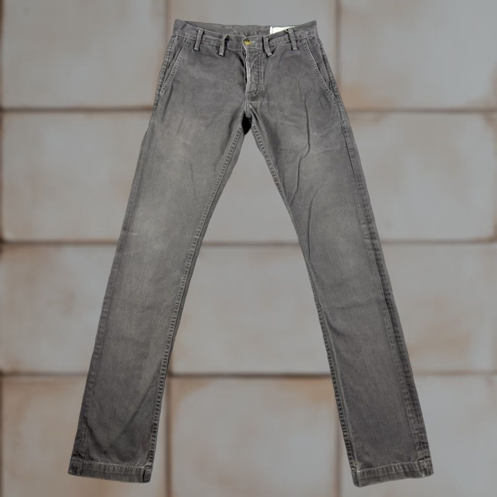 Rogue Territory Rogue Territory Pants Officer Trousers Slim Taper Gray Men’s 29x32 Chino Workwear Casual Business Size US 29 - 1 Thumbnail