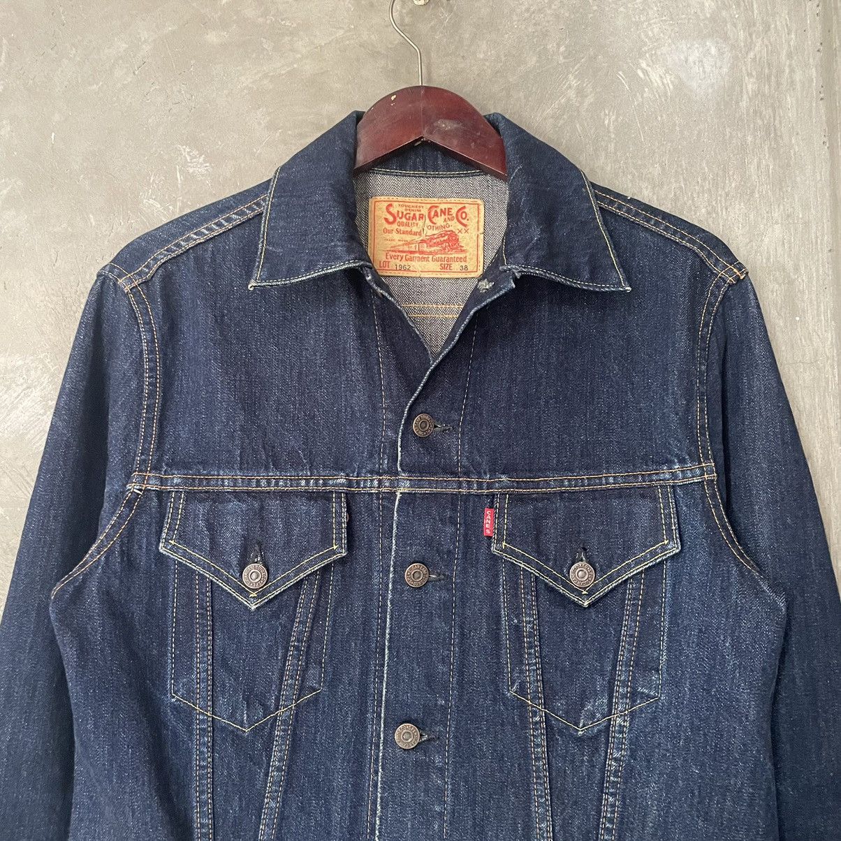 Sugar Cane × Toyo Enterprises Sugarcane 14.25Oz Denim Trucker Jacket Type 3 Model 1962 Size US M / EU 48-50 / 2 - 4 Thumbnail