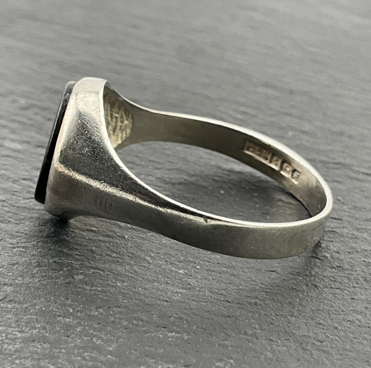 Vintage Vintage Tigers Eye Sterling Silver Signet Ring, UK Size Z, US Size 12 1/2, EU Size 68 Size ONE SIZE - 5 Thumbnail