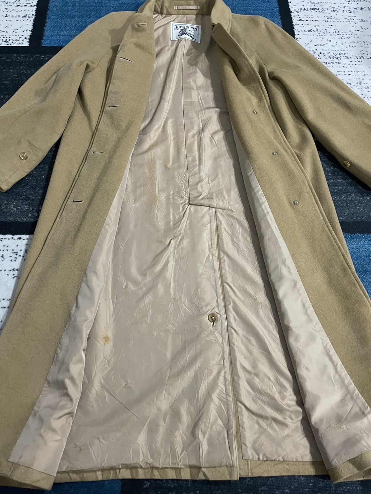 Burberry × Vintage Vintage Burberrys Wool Long Jacket Size US L / EU 52-54 / 3 - 10 Thumbnail