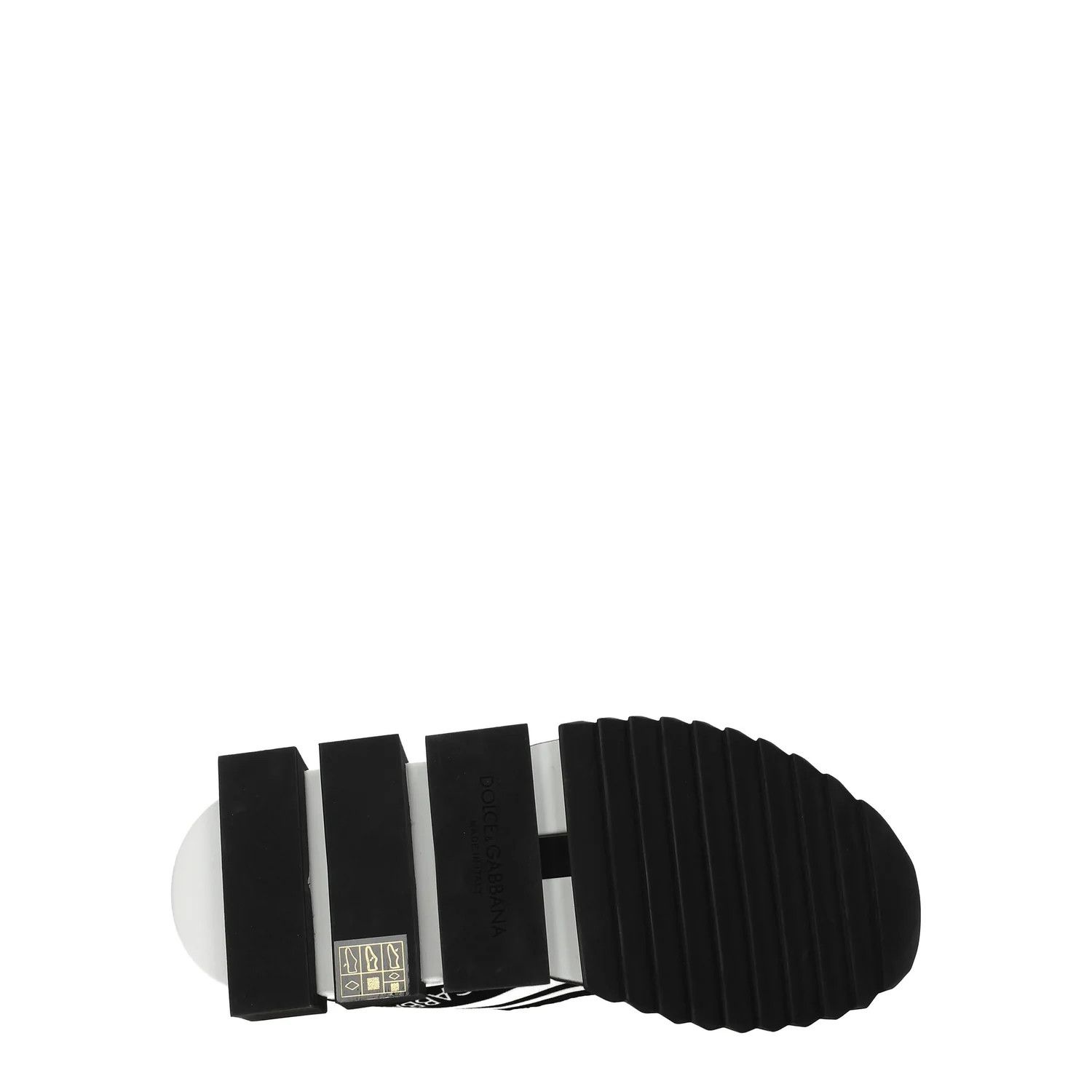 Dolce & Gabbana ob1o1e1124 Fabric Sneakers in White Black Size US 5 / IT 35 - 5 Thumbnail