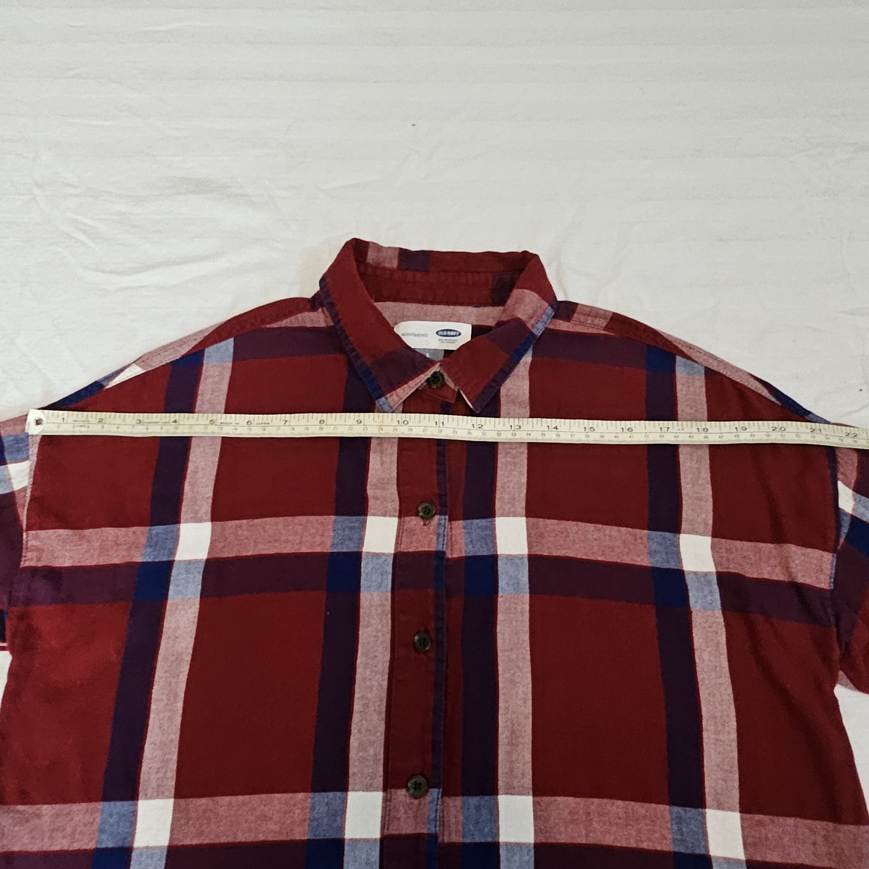Old Navy Old Navy Flannel Woman's S Red/White/Blue Size S / US 4 / IT 40 - 5 Thumbnail