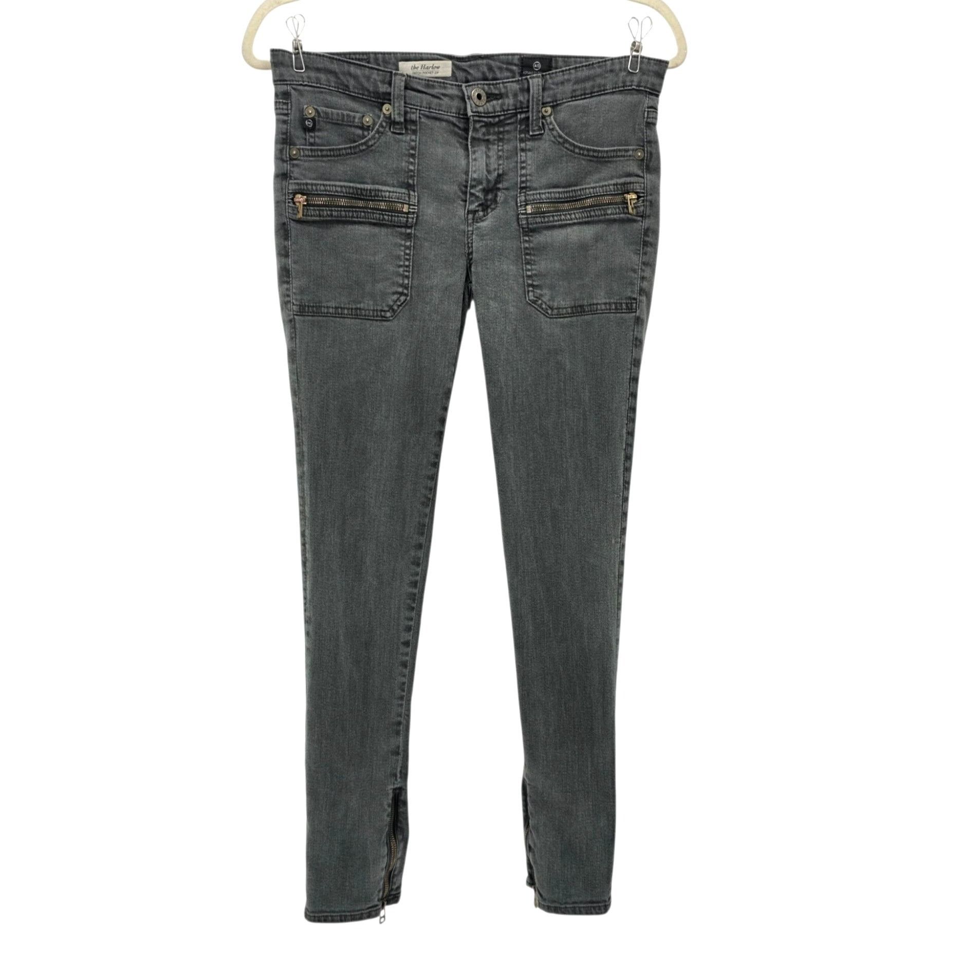 AG Adriano Goldschmied AG Adriano Goldschmied Womens 28 Jeans The Harlow Patch Size 28" / US 6 / IT 42 - 10 Thumbnail