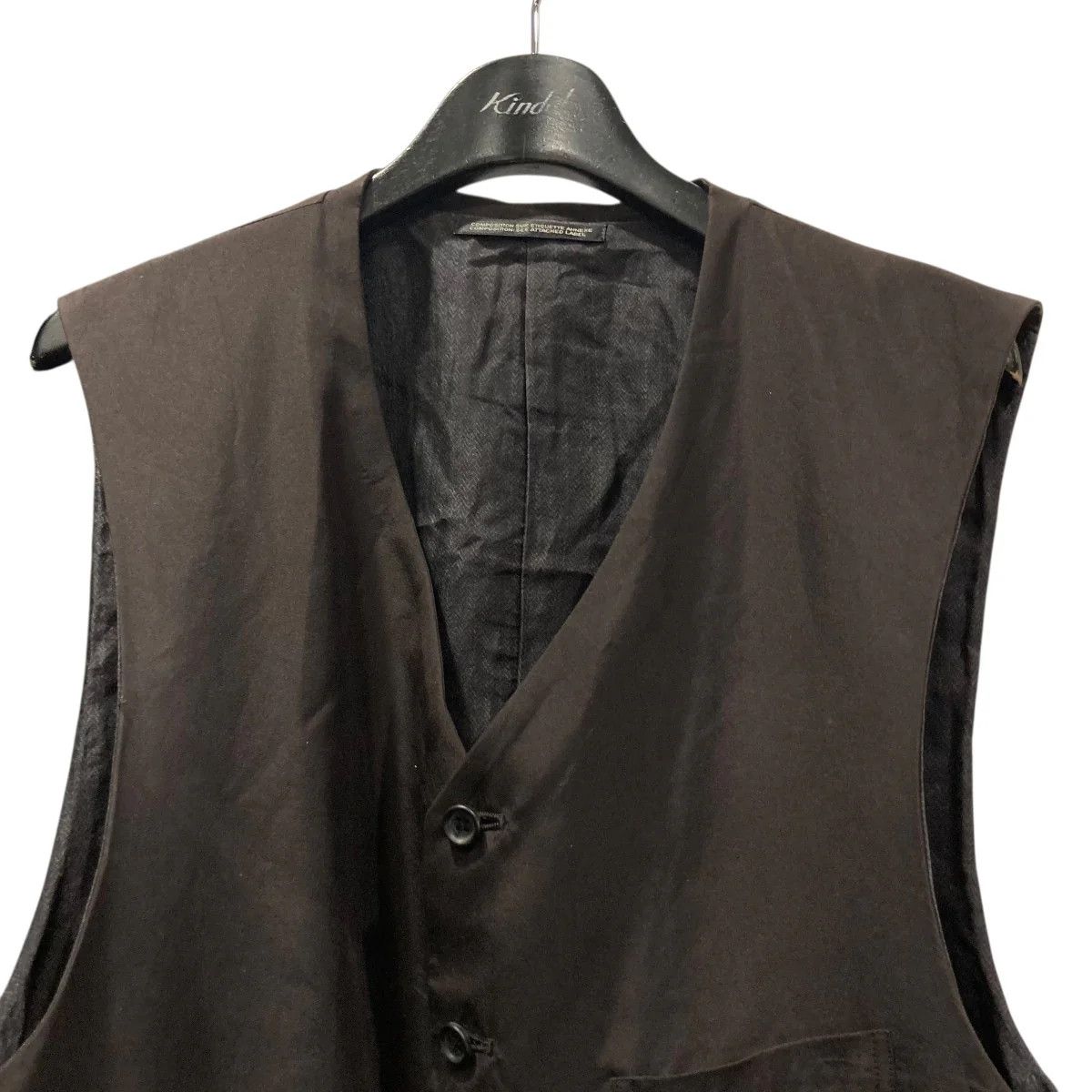 Yohji Yamamoto Yohji Yamamoto pour homme/ Asymmetrical pleated vest Size US L / EU 52-54 / 3 - 3 Thumbnail