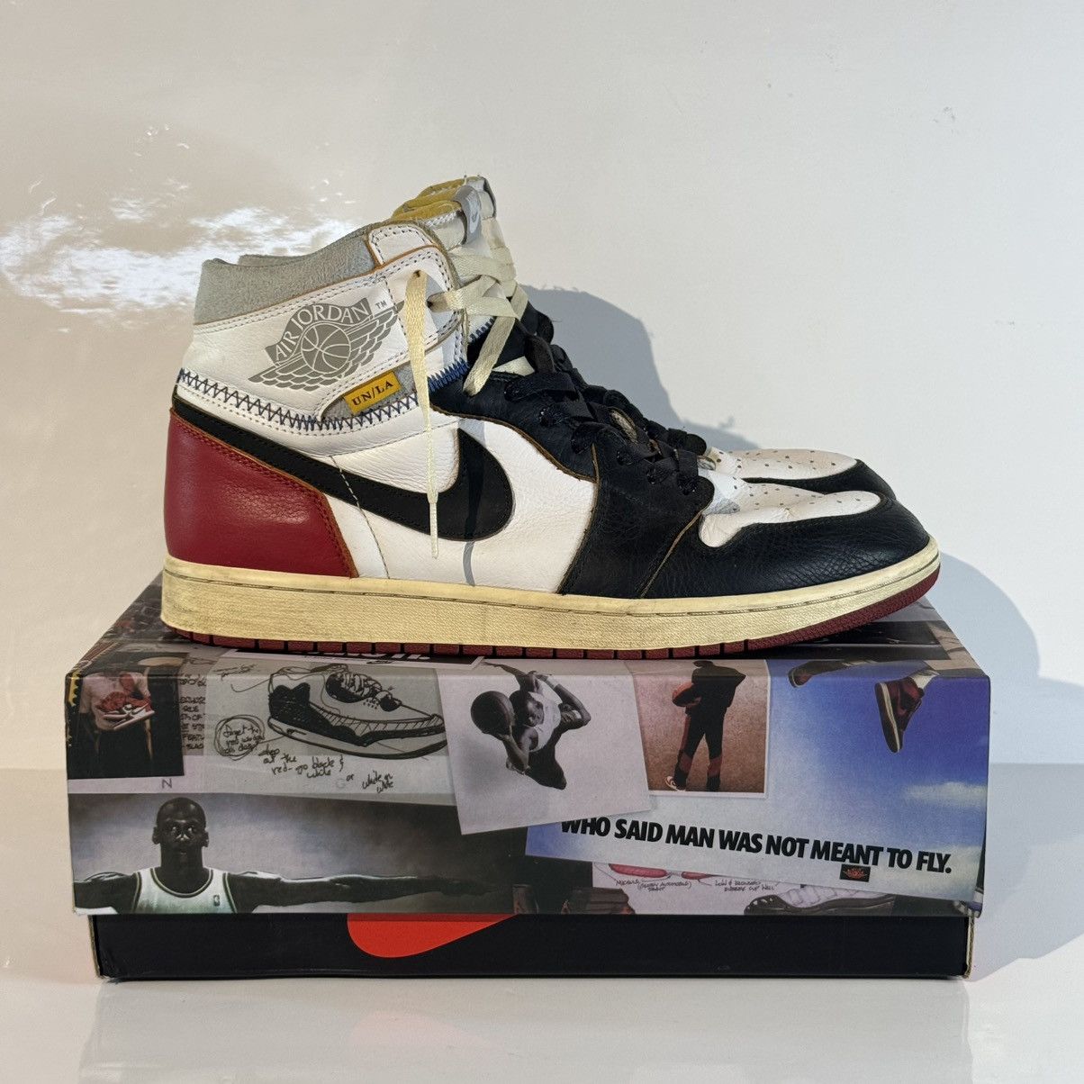 Jordan Brand × Union LA Union LA x Air Jordan 1 Retro High NRG 'Black Toe' Size US 13 / EU 46 - 1 Thumbnail