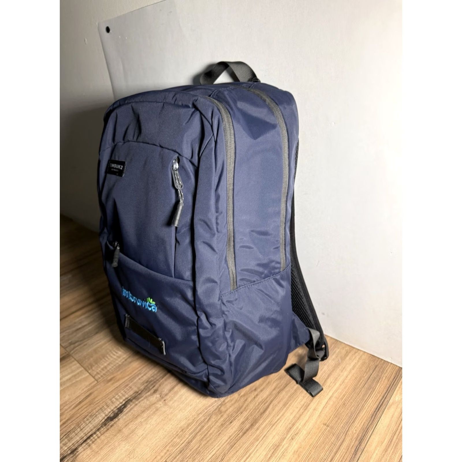Vintage Timbuk2 Backpack Parkside Logo Blue NWT Laptop School Bag Canvas Men Navy Nautical With Tags Size ONE SIZE - 3 Thumbnail