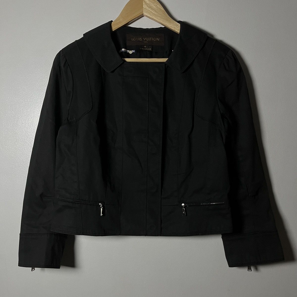 Louis Vuitton Louis Vuitton Black Jacket Size S / US 4 / IT 40 - 1 Thumbnail