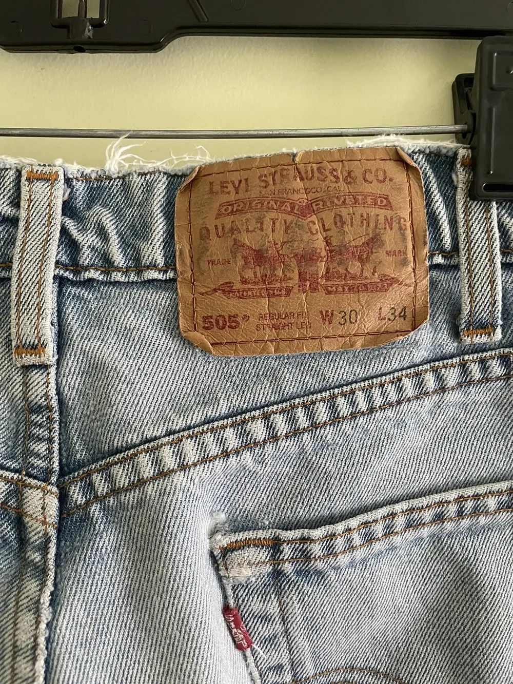 Levi's Vintage Levis 505 Size US 28 / EU 44 - 5 Thumbnail
