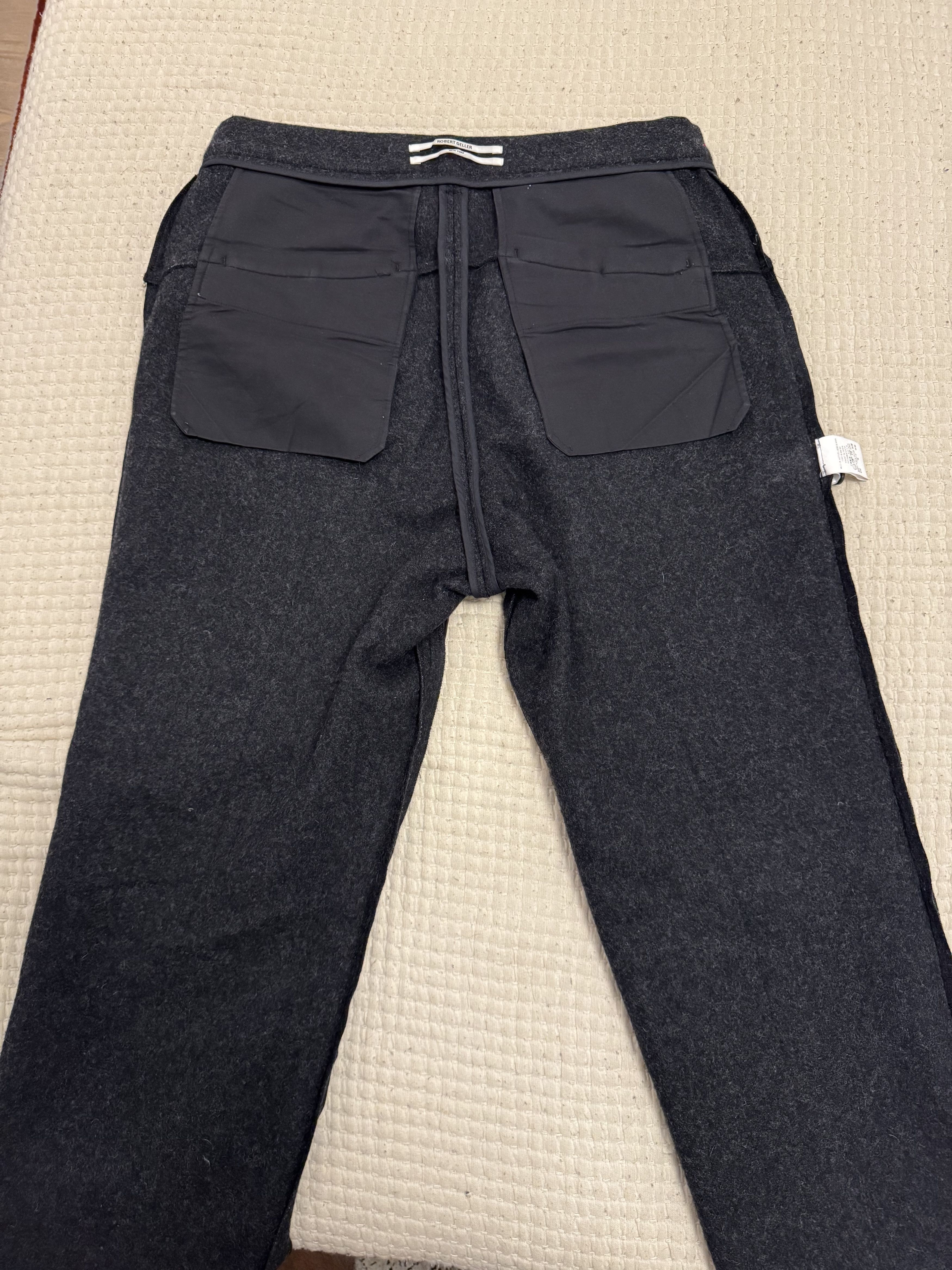 Robert Geller Boiled wool Cropped pants Size US 36 / EU 52 - 12 Thumbnail