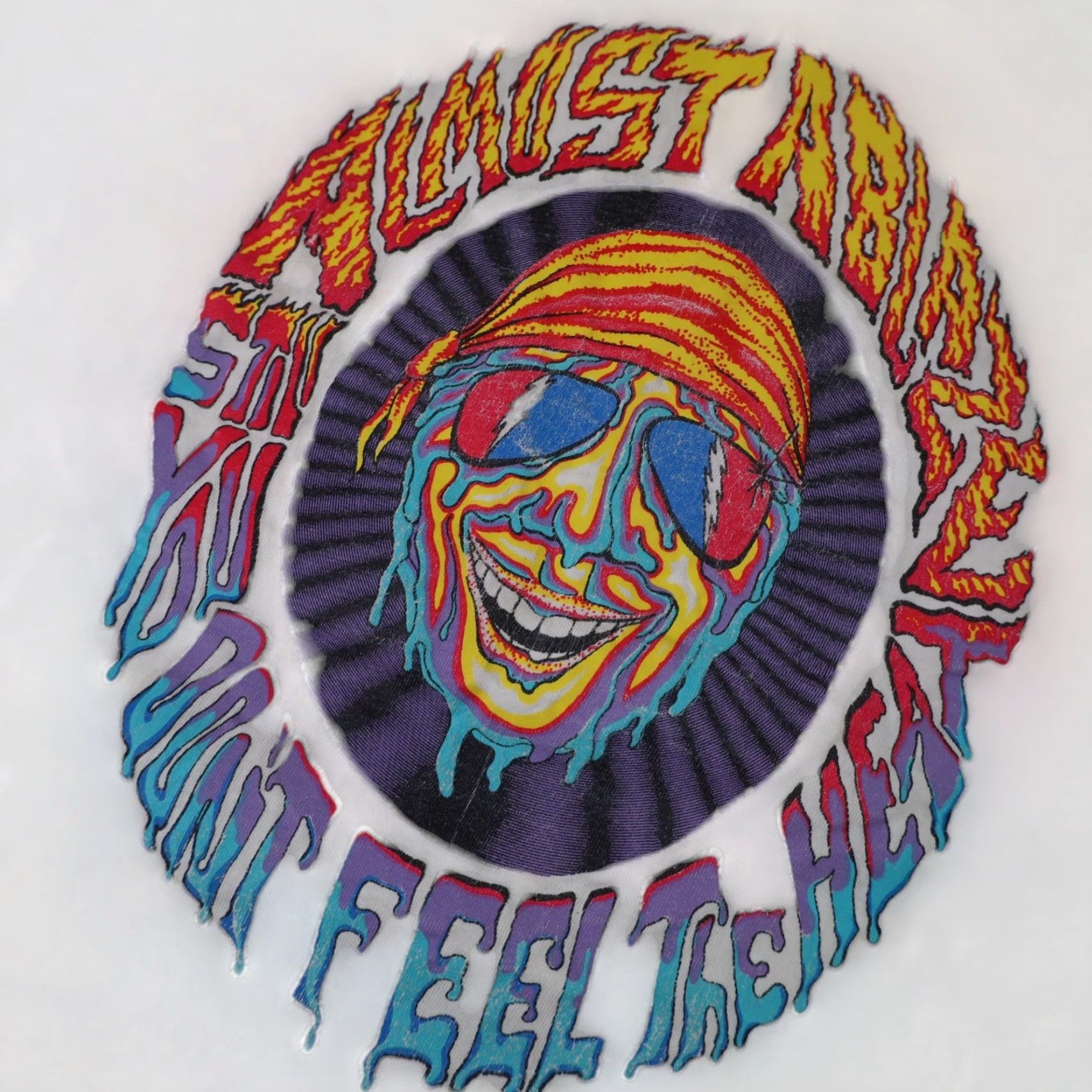 Vintage VINTAGE Grateful Dead Fire on the Mountain Lyrics Graphic T Shirt Size US XL / EU 56 / 4 - 5 Thumbnail