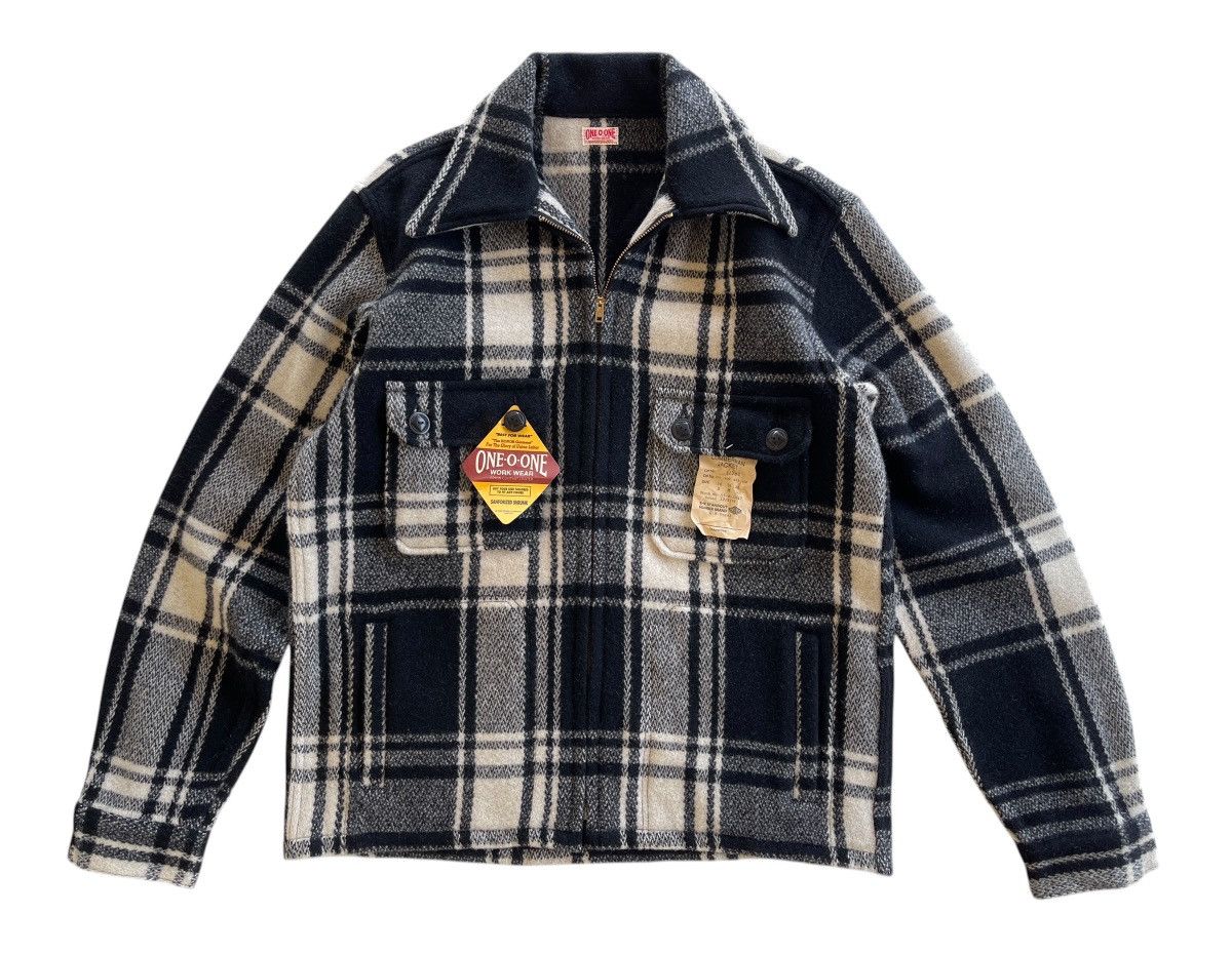 Vintage Vintage 1O1 Workwear Sanforized Wool Plaid Lumberman Jacket Size US L / EU 52-54 / 3 - 2 Thumbnail