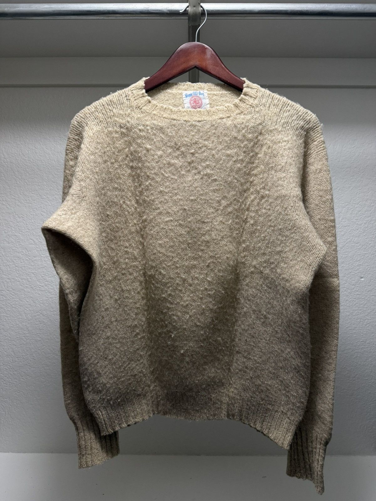 Vintage Shaggy Dog Shetland Wool Sweater
