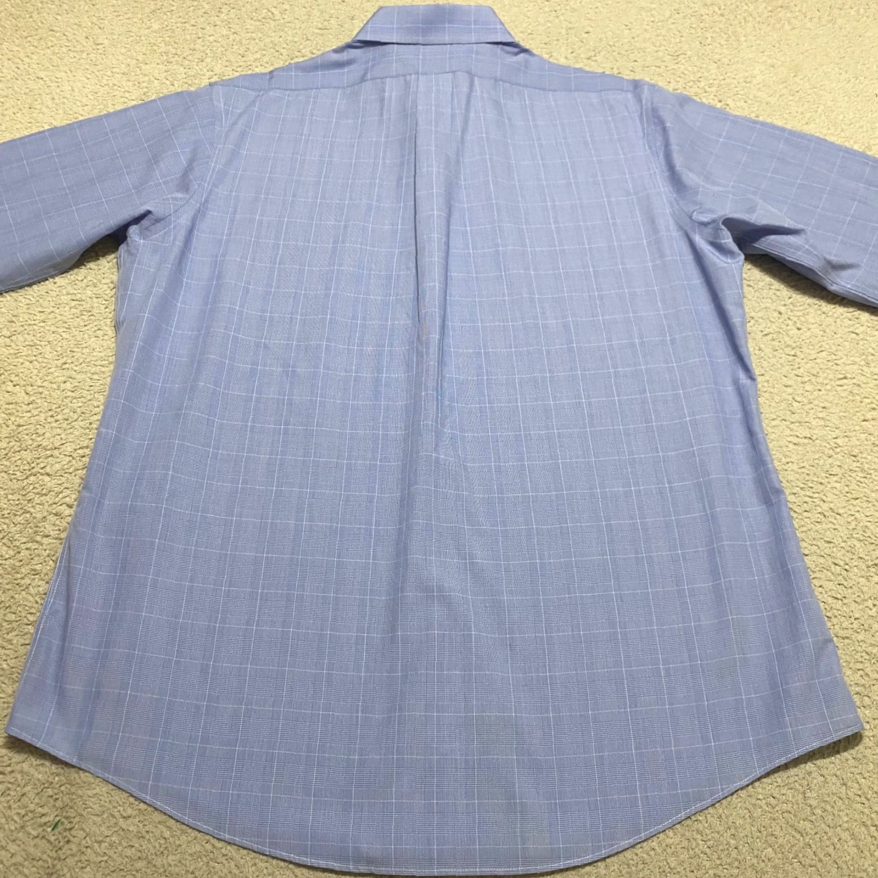 Brooks Brothers Brooks Brothers Mens Shirt 17 Blue Plaid Long Sleeve Button-Front Non Iron Dress Shirt Mens Regular Blue 90s? Size US XL / EU 56 / 4 - 2 Thumbnail