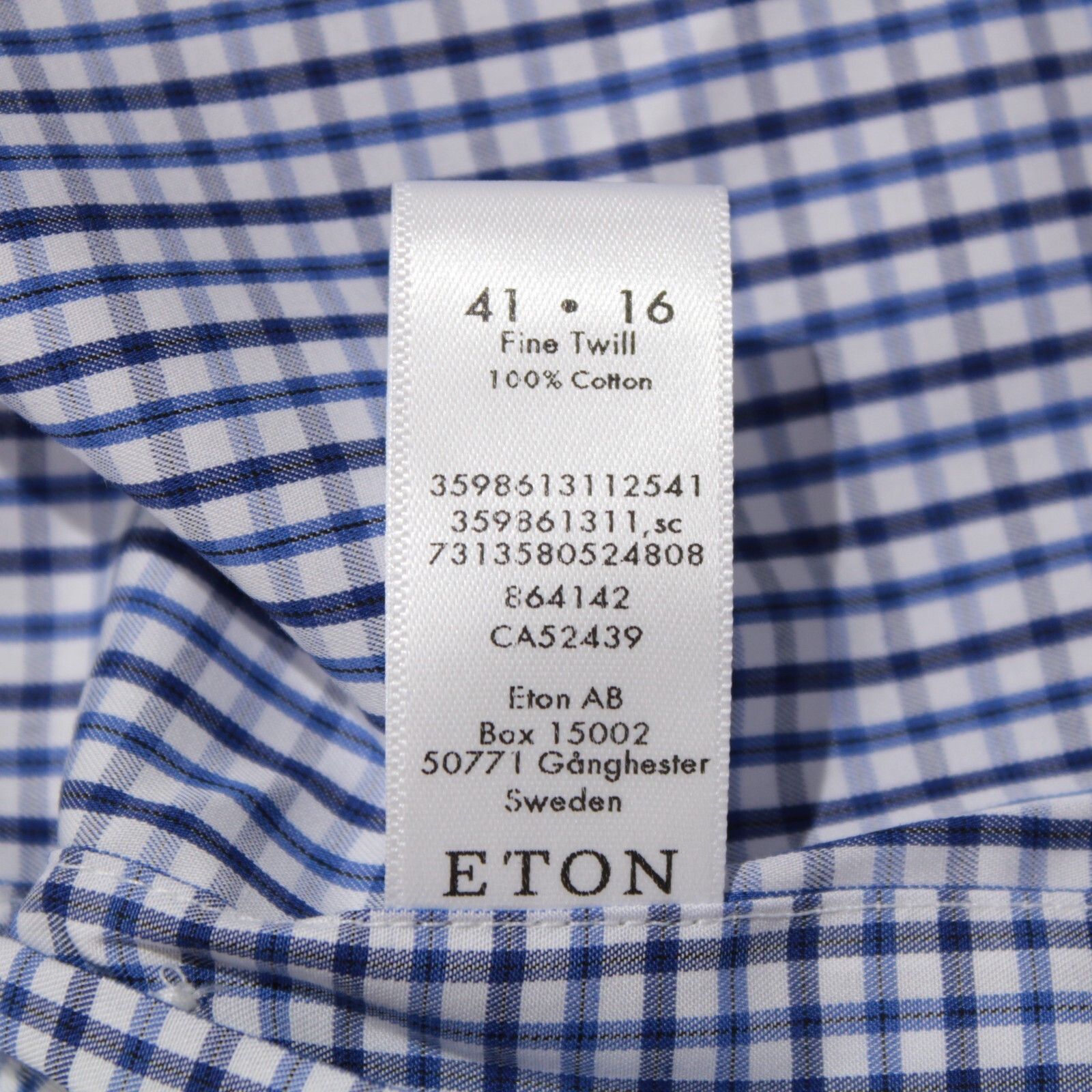 Eton Eton New with tags Shirt Size L US In Blue Size US L / EU 52-54 / 3 - 6 Thumbnail