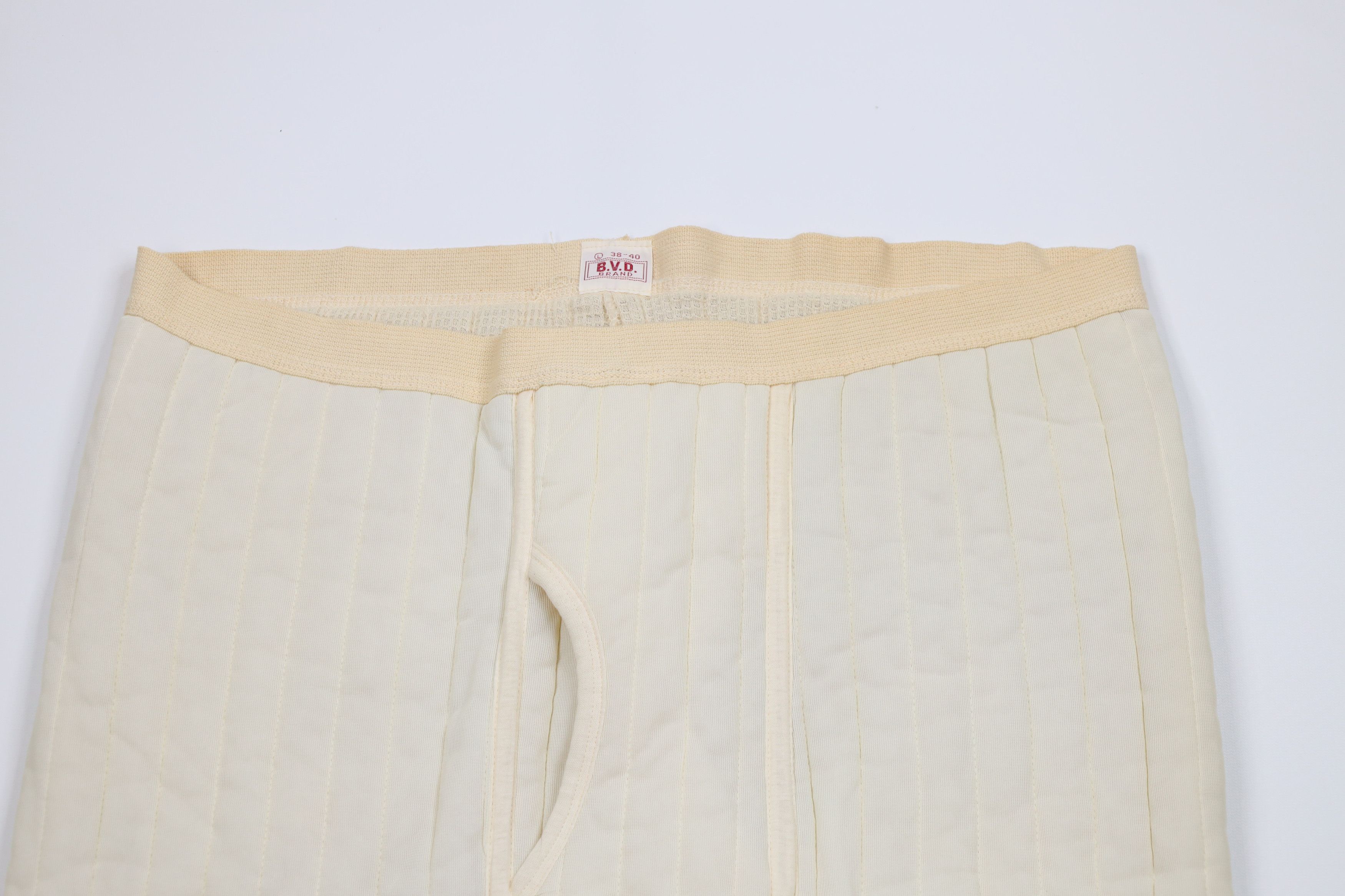 Vintage Vintage 40s 50s BVD Waffle Knit Lined Insulated Pants USA Size US 36 / EU 52 - 2 Thumbnail