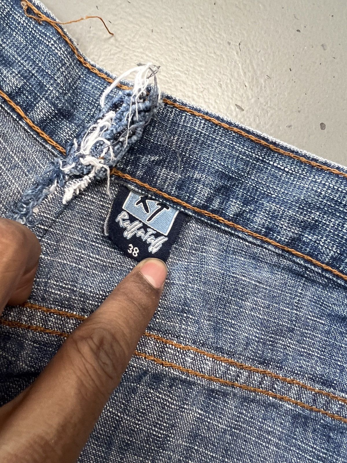 Vintage Vintage Y2K crazy embroidered jort Size US 36 / EU 52 - 5 Thumbnail