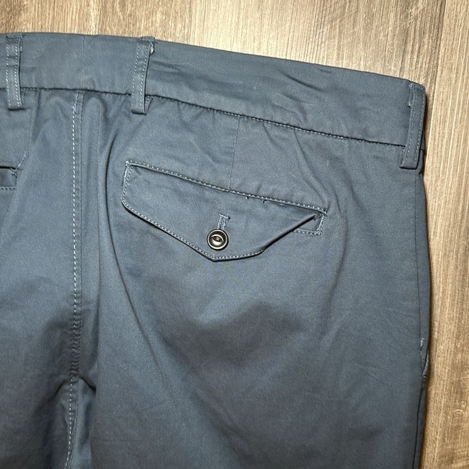 Express Express Athletic Pleated Chinos (NWOT) - 37x27 (Measures) Size US 37 - 5 Thumbnail