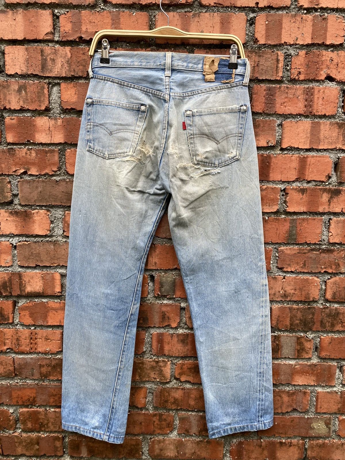 Levi's Vintage Clothing W30x29.5 Vintage levi's 501 redline distressed made in USA Size US 30 / EU 46 - 2 Thumbnail