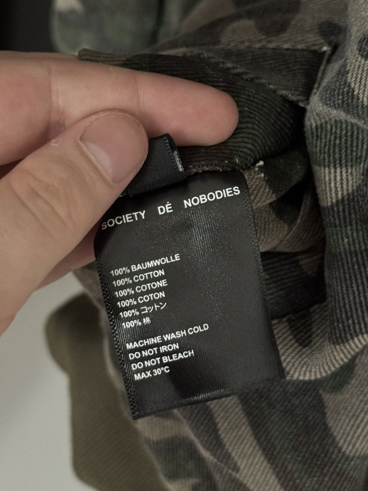Other ✅Sosiety de nobodies reverse bomber camo black Size US L / EU 52-54 / 3 - 7 Thumbnail