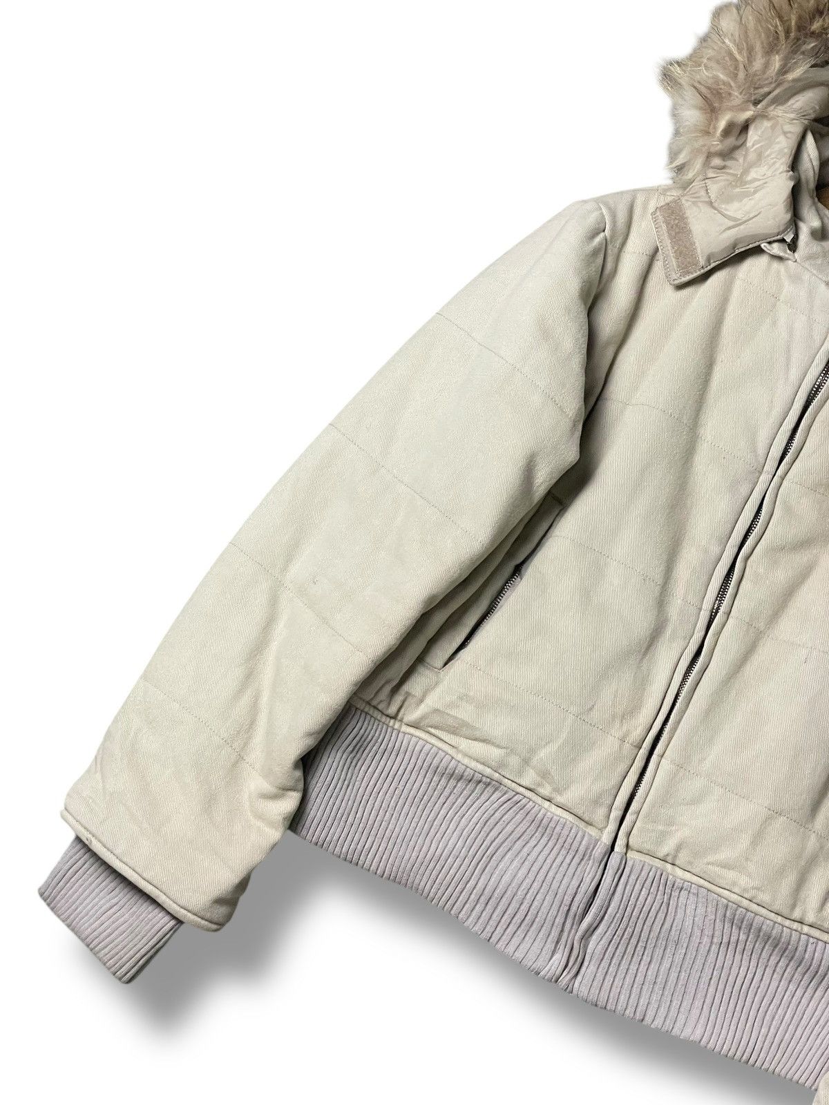 If Six Was Nine Sakiya Create Co. Faux Fur Hooded Crop Jacket (110) Size US XXS / EU 40 - 4 Thumbnail