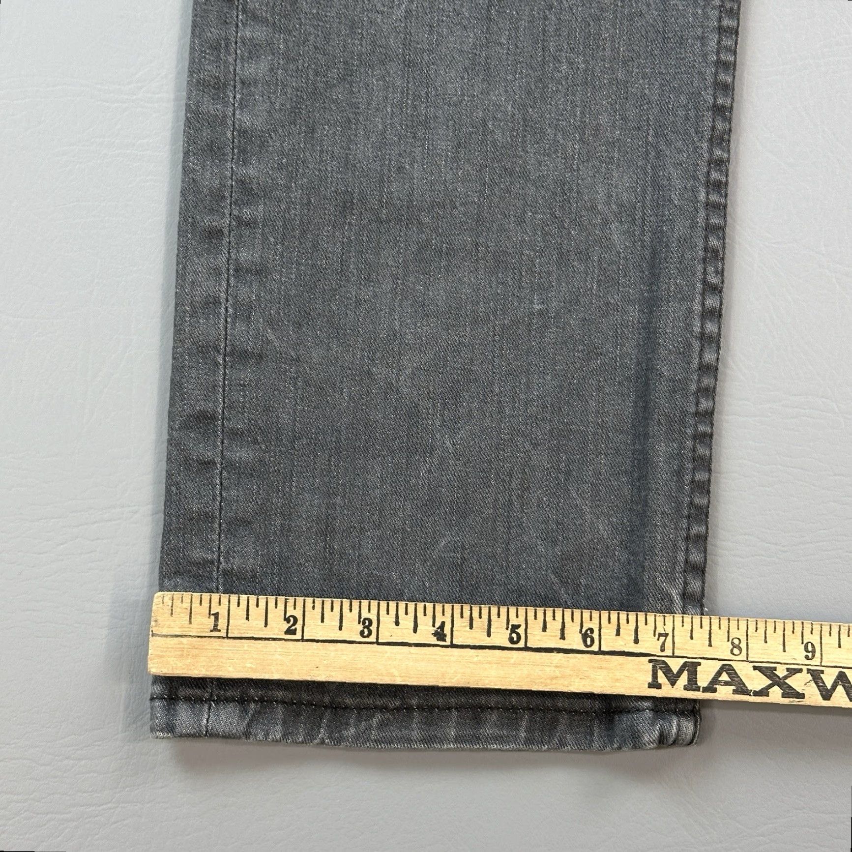 Levi's Levi's 514 Jeans Mens 32x28 Charcoal Wash Denim Straight Fit Stretch Casual Jeans Size US 32 / EU 48 - 4 Thumbnail