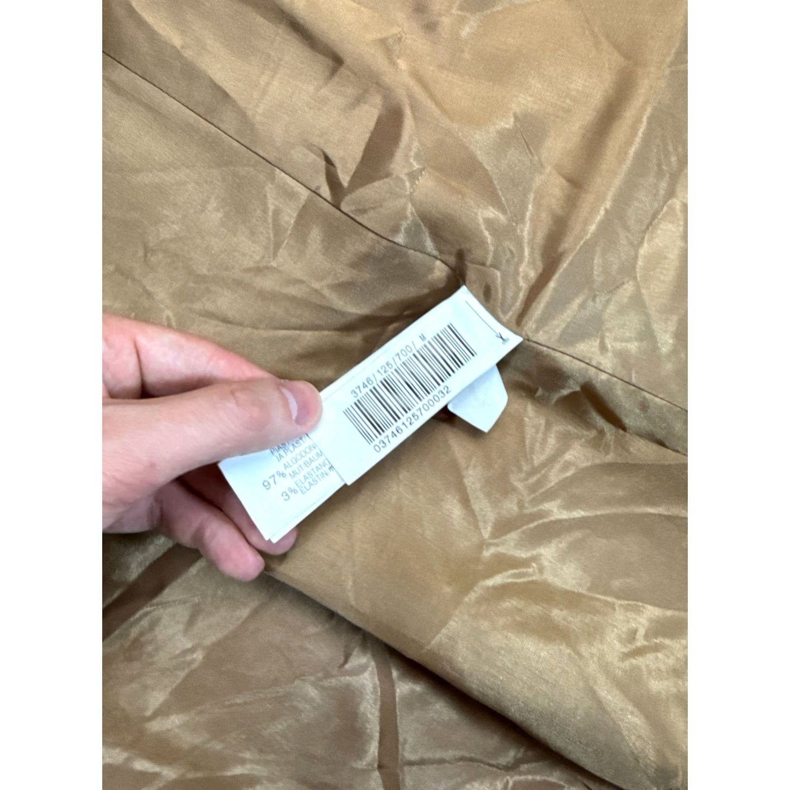 Zara ZARA Basic Vintage Style 60s Brown Coat Womens M Overcoat Cotton Brown Size M / US 6-8 / IT 42-44 - 6 Thumbnail