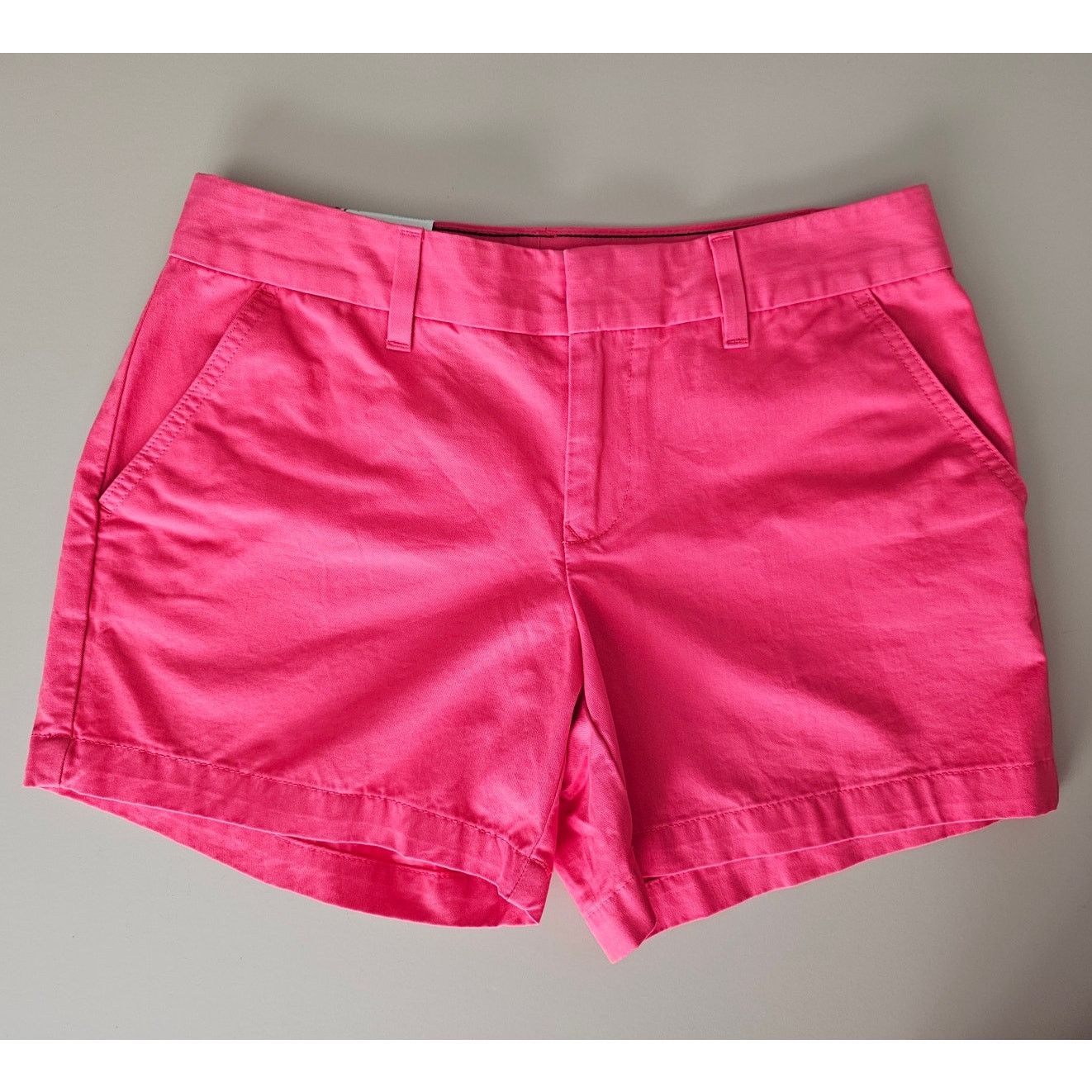 Tommy Hilfiger Tommy Hilfiger Women's Pink Cotton Chino Shorts 5" Inseam 4 Size 27" / US 4 / IT 40 - 1 Thumbnail