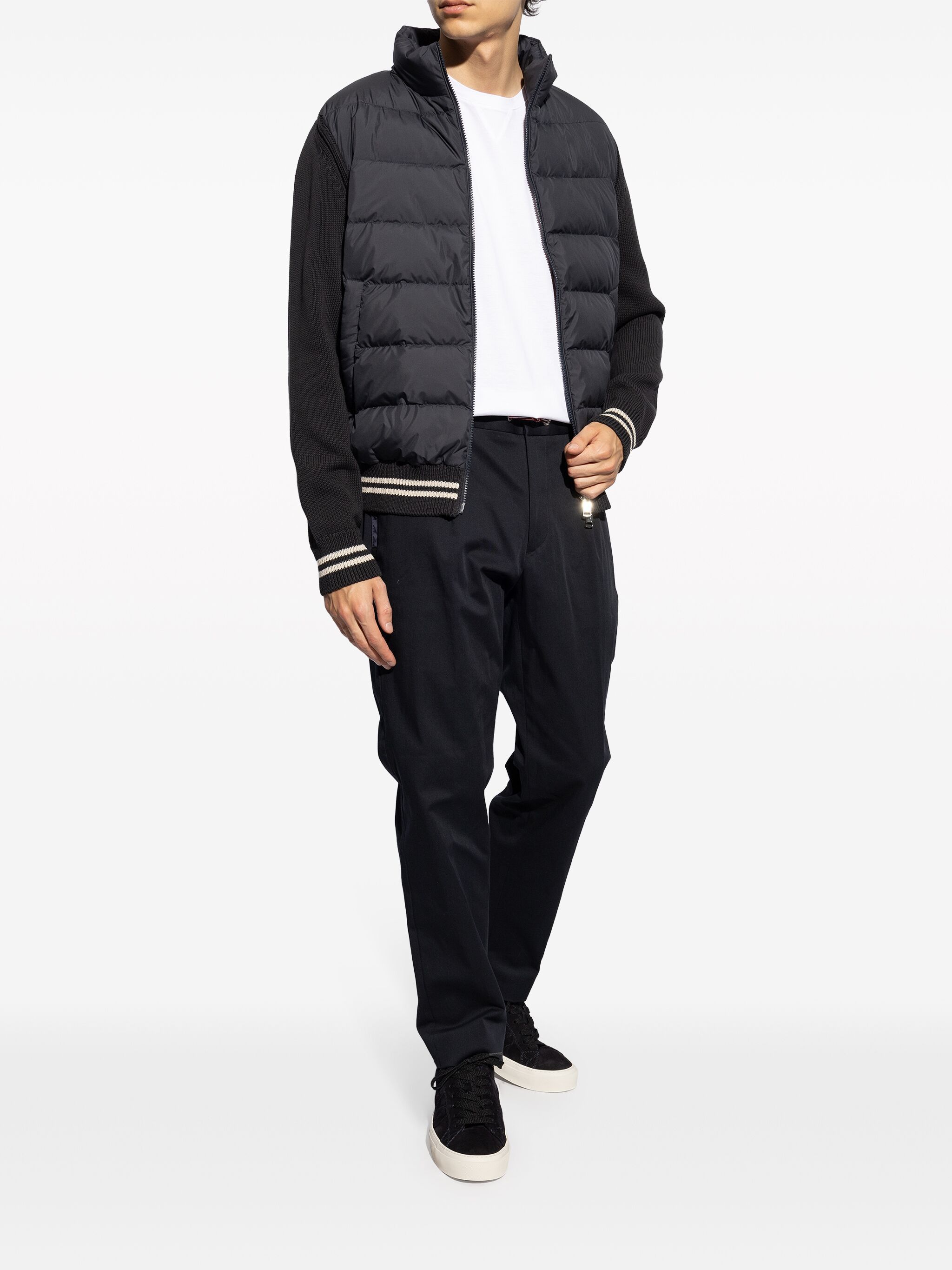 Moncler o1s22i1n1124 Monaco M Sneakers in Black Size US 10 / EU 43 - 5 Thumbnail