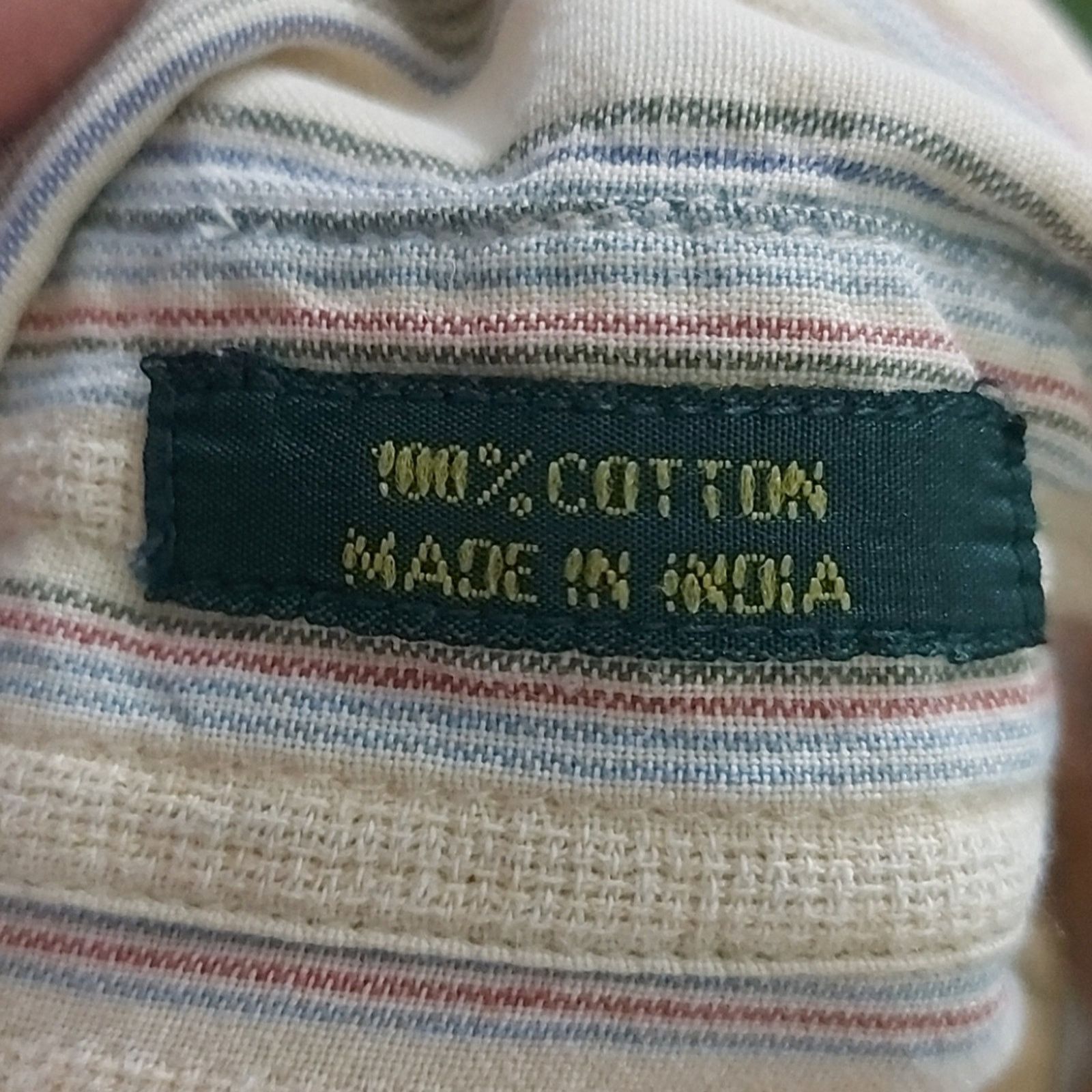 Club Room Club Room Short Sleeve Striped Shirt M Casual Academia Size US M / EU 48-50 / 2 - 9 Thumbnail