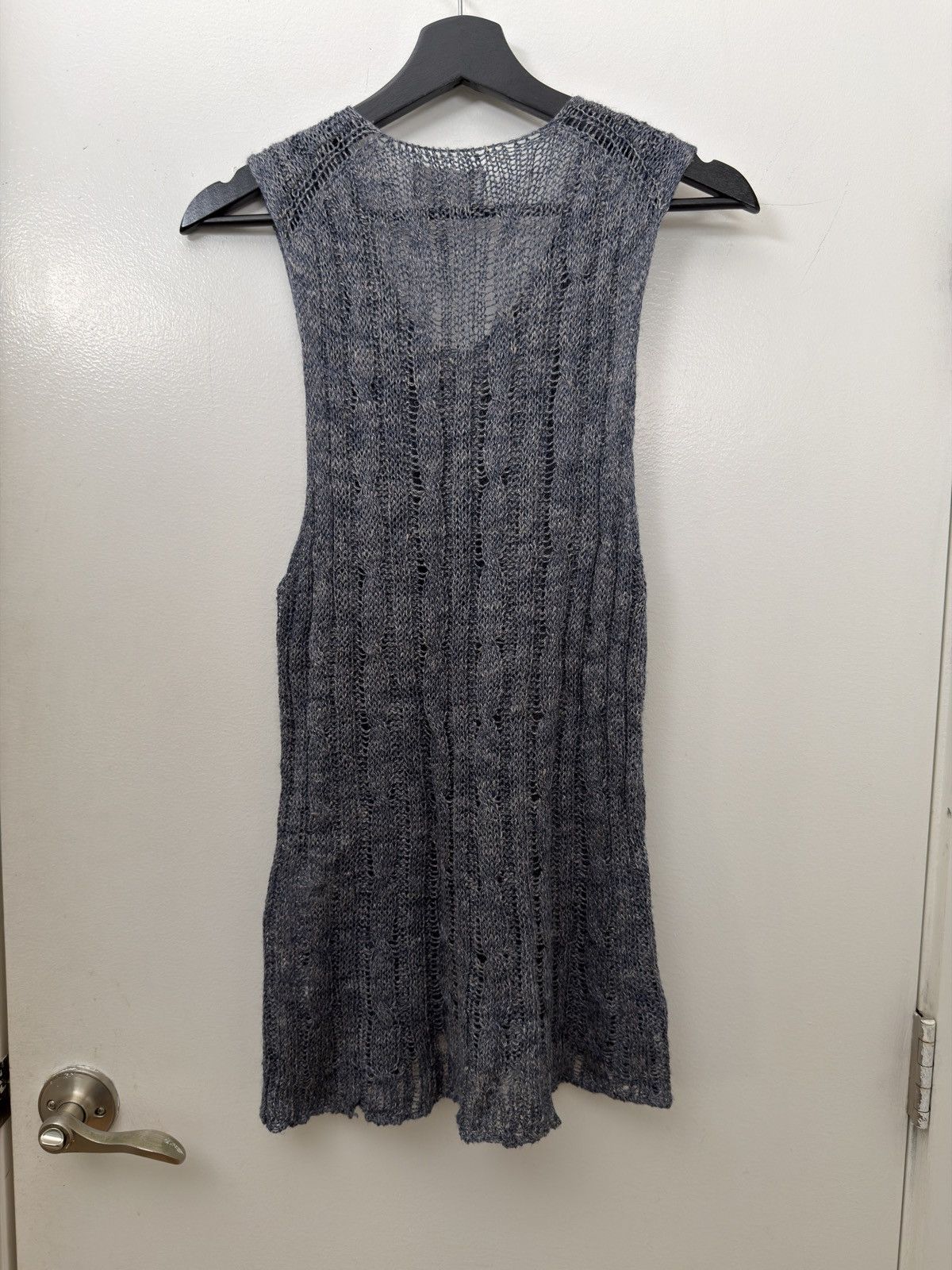 Comme des Garcons Homme AD1998 Loose-Knit Vest Size US M / EU 48-50 / 2 - 6 Thumbnail