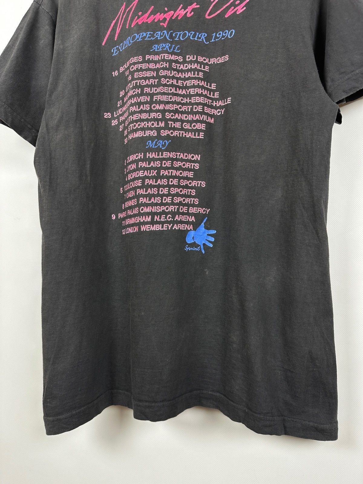 Band Tees 1990 Vintage Midnight Oil Blue Sky Mining Tour Shirt Size US M / EU 48-50 / 2 - 15 Thumbnail