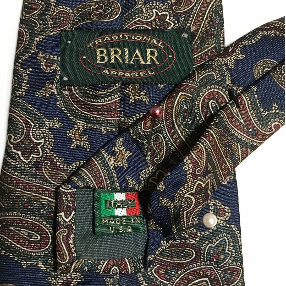 Other Briar Traditional Apparel Paisley Classic Wide Necktie Size ONE SIZE - 3 Thumbnail