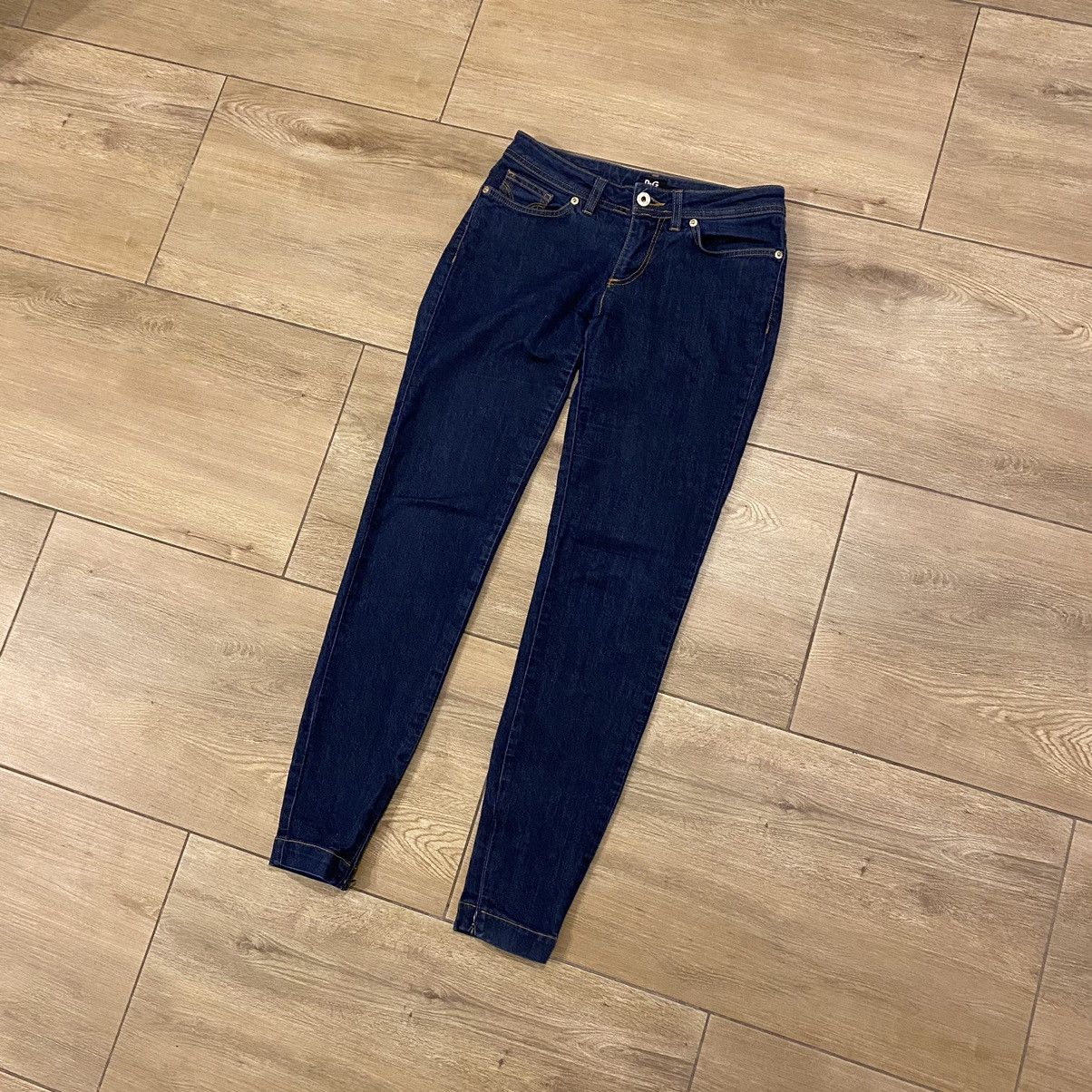 Dolce & Gabbana × Vintage Vintage Dolce & Gabbana D&G Blue Denim Jeans Pants Size 25" / US 0 / IT 36 - 1 Thumbnail