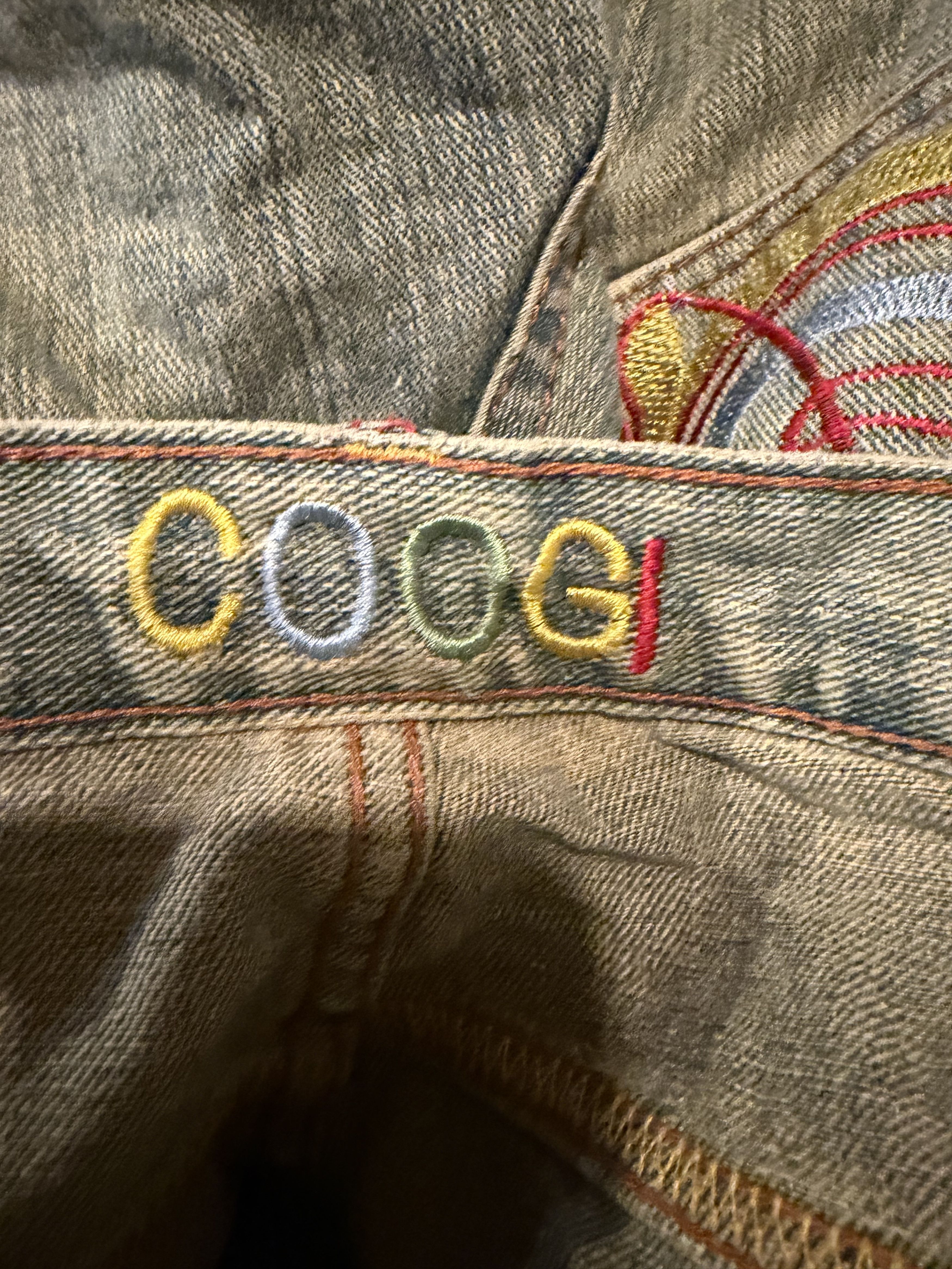 Coogi Vaqueros COOGI Vintage Bordados -Baggy Hip Hop Y2K Talla W34 Size US 34 / EU 50 - 3 Thumbnail
