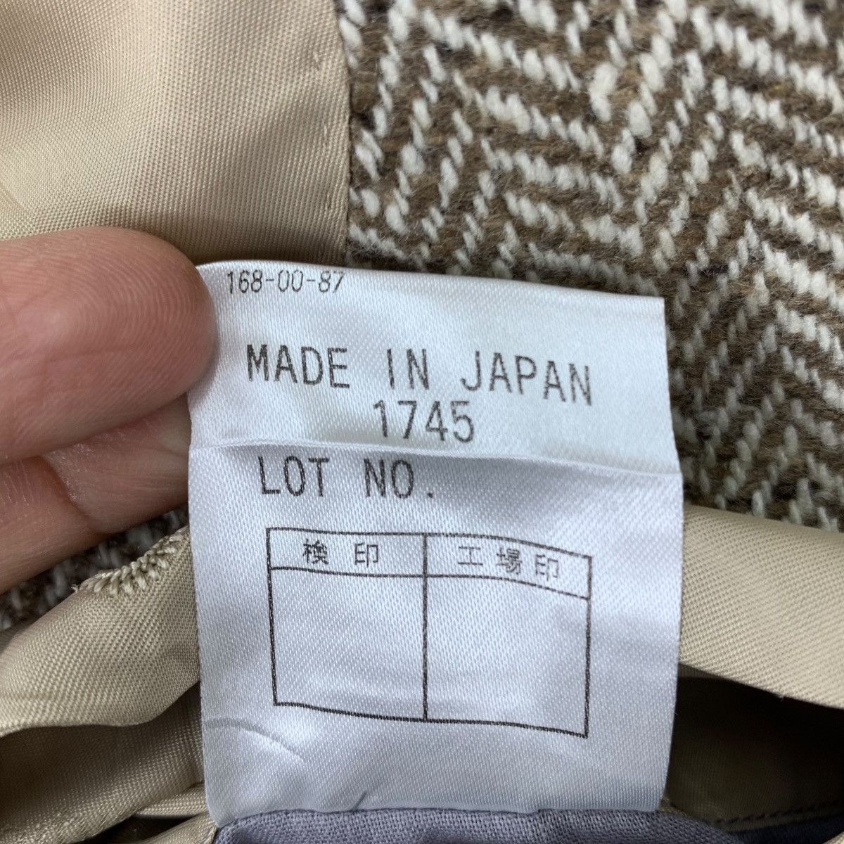 Aquascutum Vintage AQUASCUTUM LONDON Herringbone Blazer Coat Jacket Size US L / EU 52-54 / 3 - 8 Thumbnail