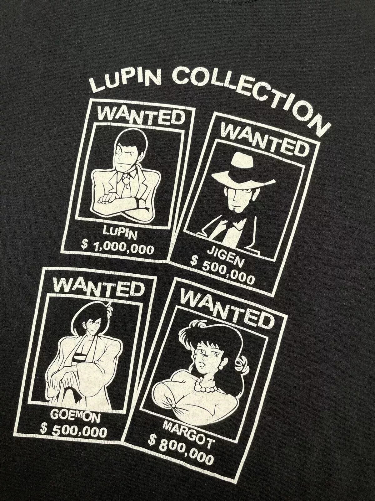 Vintage VINTAGE JAPAN ANIME LUPIN COLLECTION SHIRT JIGEN FADED Size US M / EU 48-50 / 2 - 4 Thumbnail