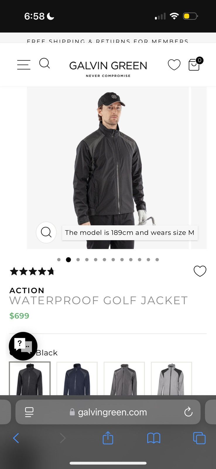 Galvin Green galvin green x gortex golf jacket Size US S / EU 44-46 / 1 - 6 Thumbnail