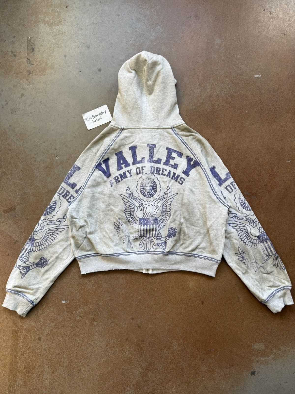 Vale Vale Forever Army Zip Up Dirt Grey Small Size US S / EU 44-46 / 1 - 3 Thumbnail