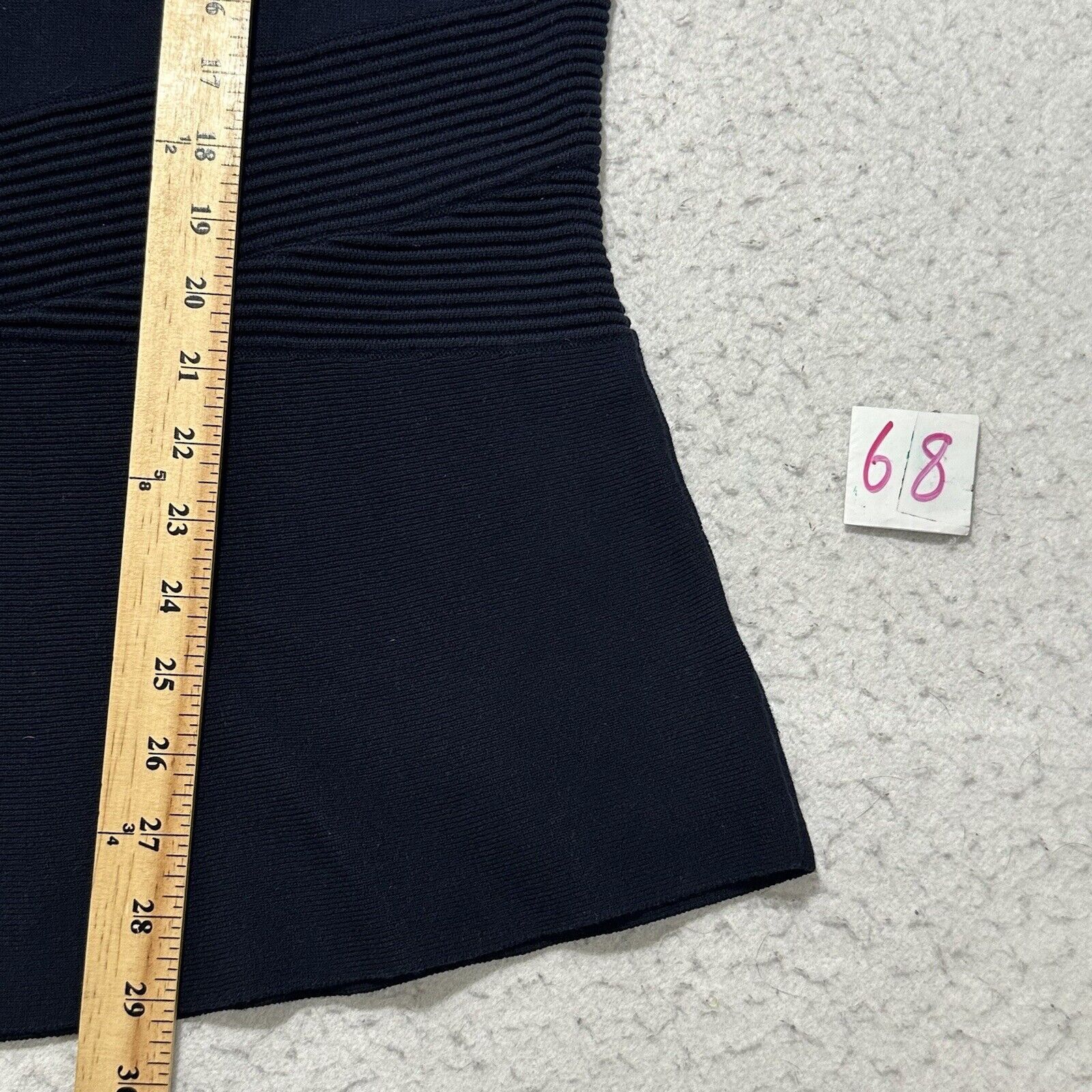 Other Talbots 1X Short Sleeve Navy Blue Heavyweight Knit Top Size XL / US 12-14 / IT 48-50 - 9 Thumbnail