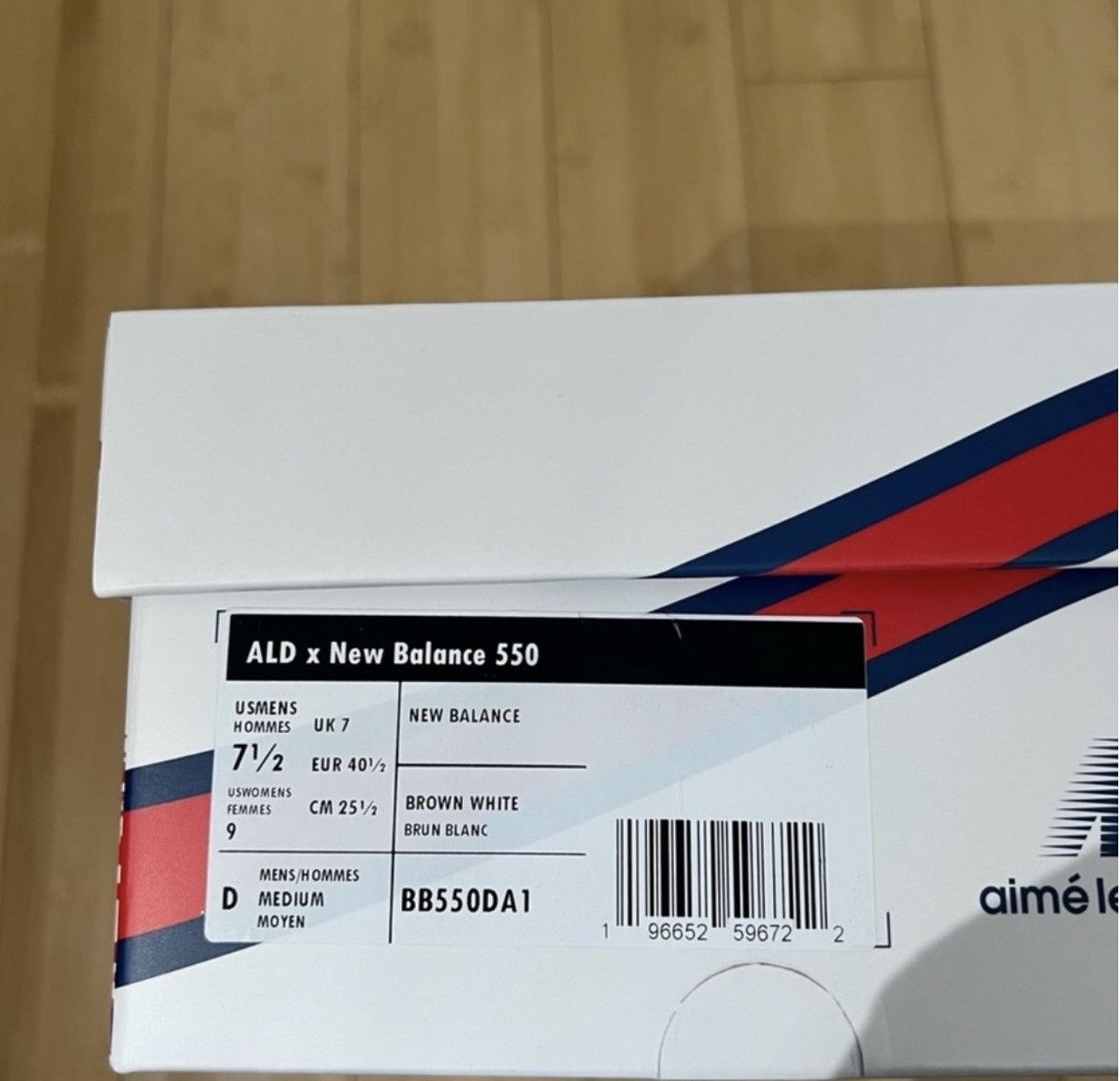 Aime Leon Dore × New Balance Aime Leon Dore New Balance 550 Size US 7.5 / EU 40-41 - 7 Thumbnail
