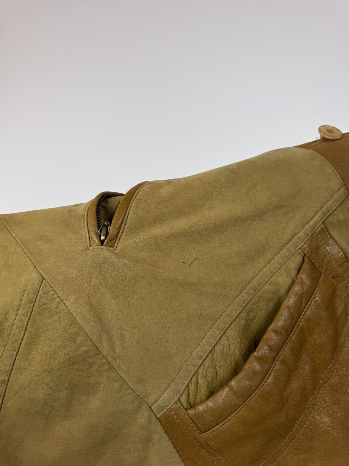 Vintage Latif Sheepskin Leather Jacket Vintage Mens Size US M / EU 48-50 / 2 - 12 Thumbnail