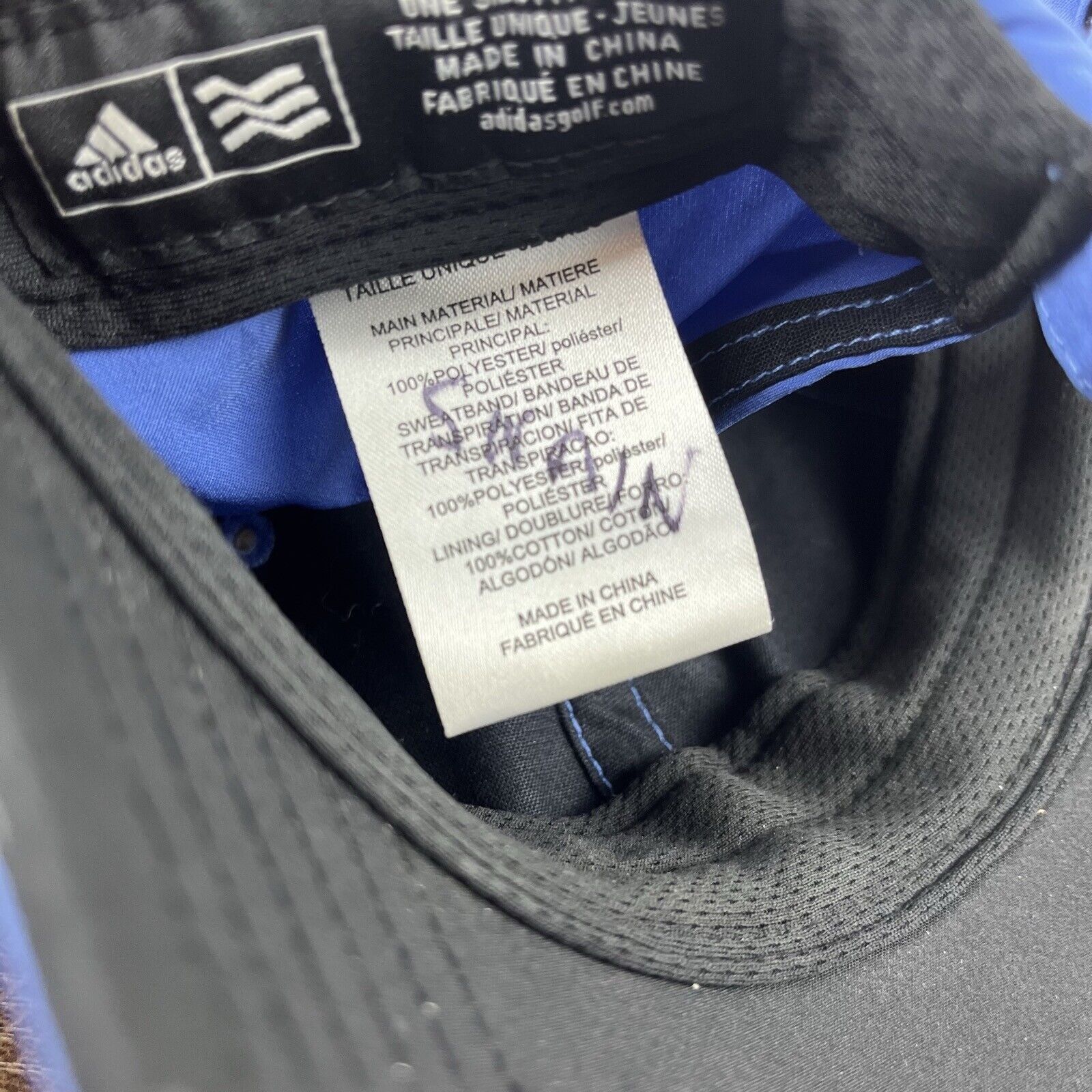 Adidas Adidas Blue Cap Hat Running Hat Blue Adjustable Hat Blue Adu Size ONE SIZE - 16 Thumbnail