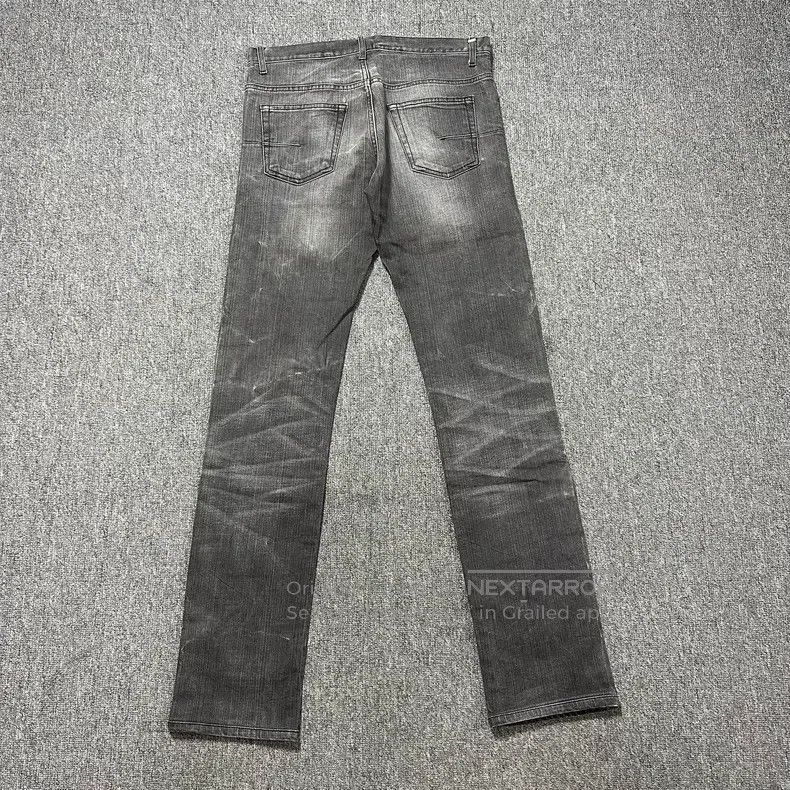 Dior Dior Smoke Gray Washed Cat Scratch Jeans Size US 30 / EU 46 - 5 Thumbnail
