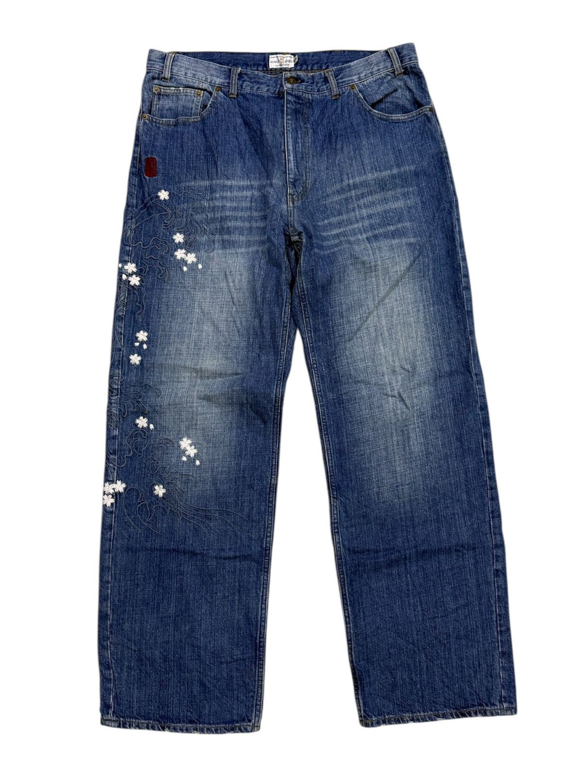 Japanese Brand kara kuri generation eccentric original graphics jeans Size US 38 / EU 54 - 2 Thumbnail