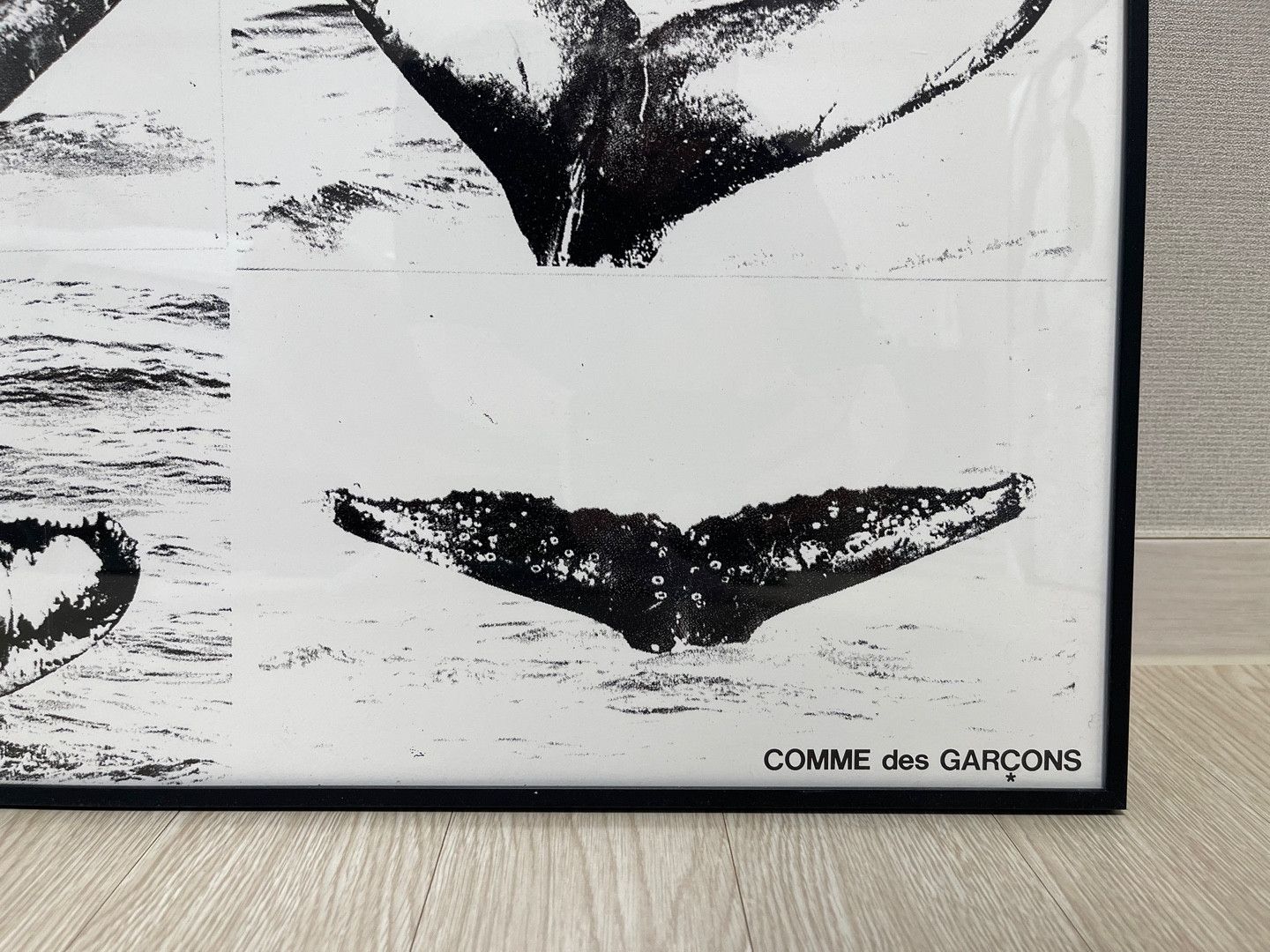 Comme des Garcons × Comme des Garcons Homme Plus COMME des GARCONS AD1990-1999 Humpback Whale Art Poster Size ONE SIZE - 2 Thumbnail